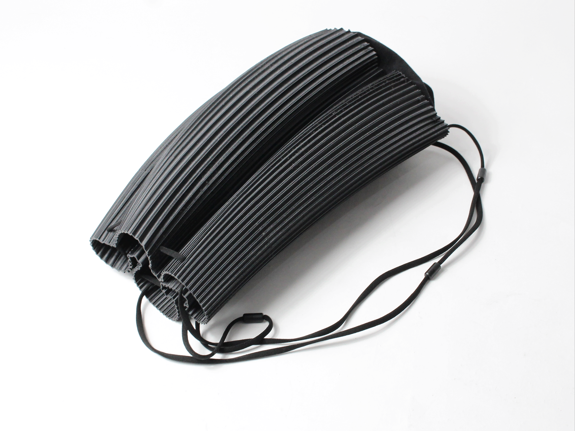 Rubber body bag, black