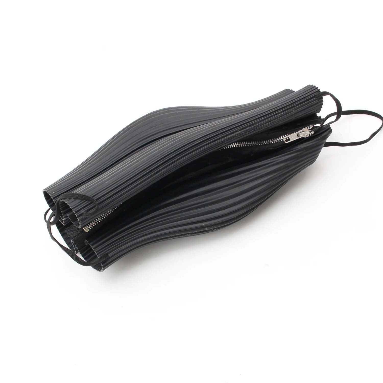 Rubber sling bag, black
