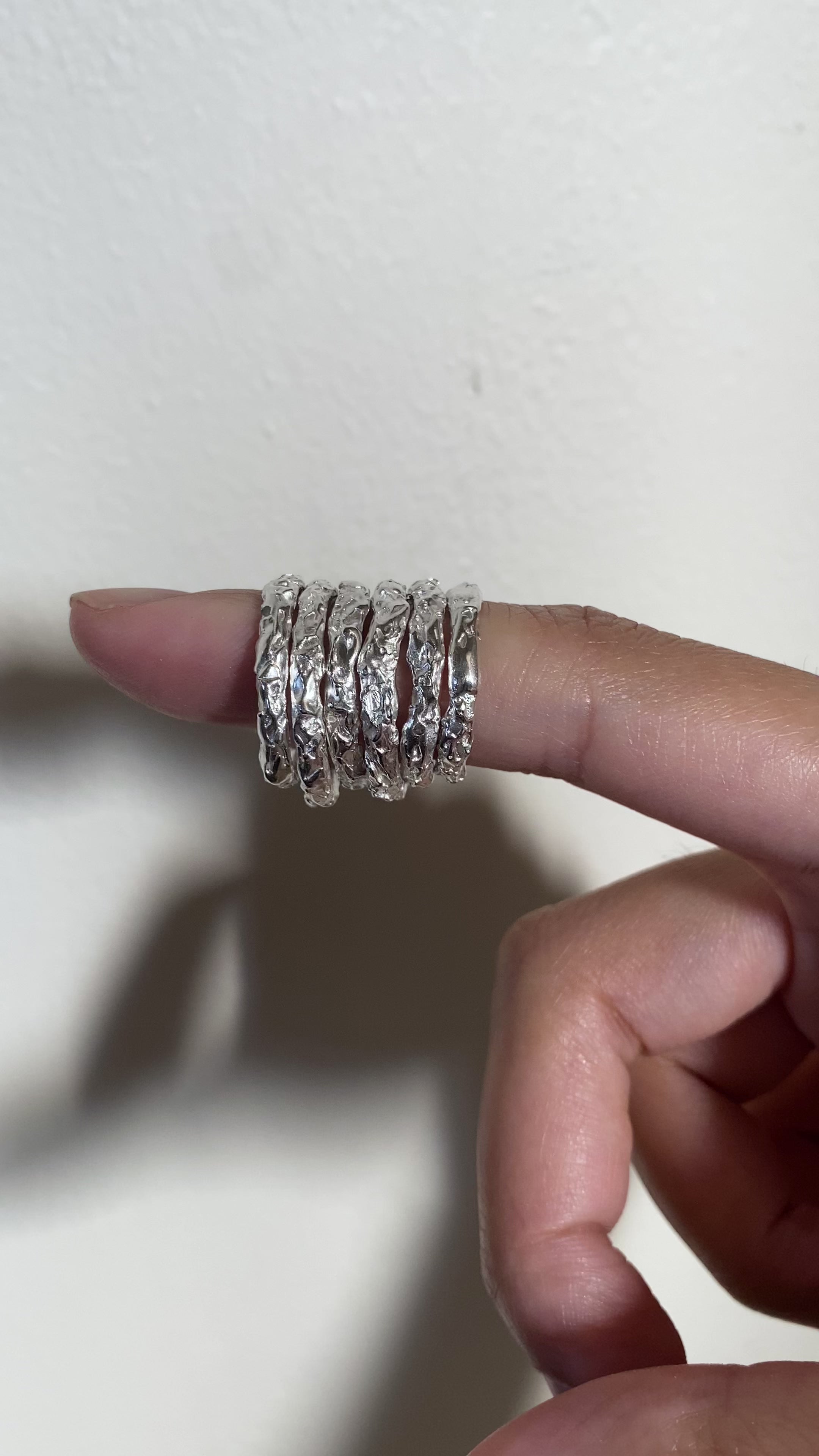 Pinkie's up! ring - silver