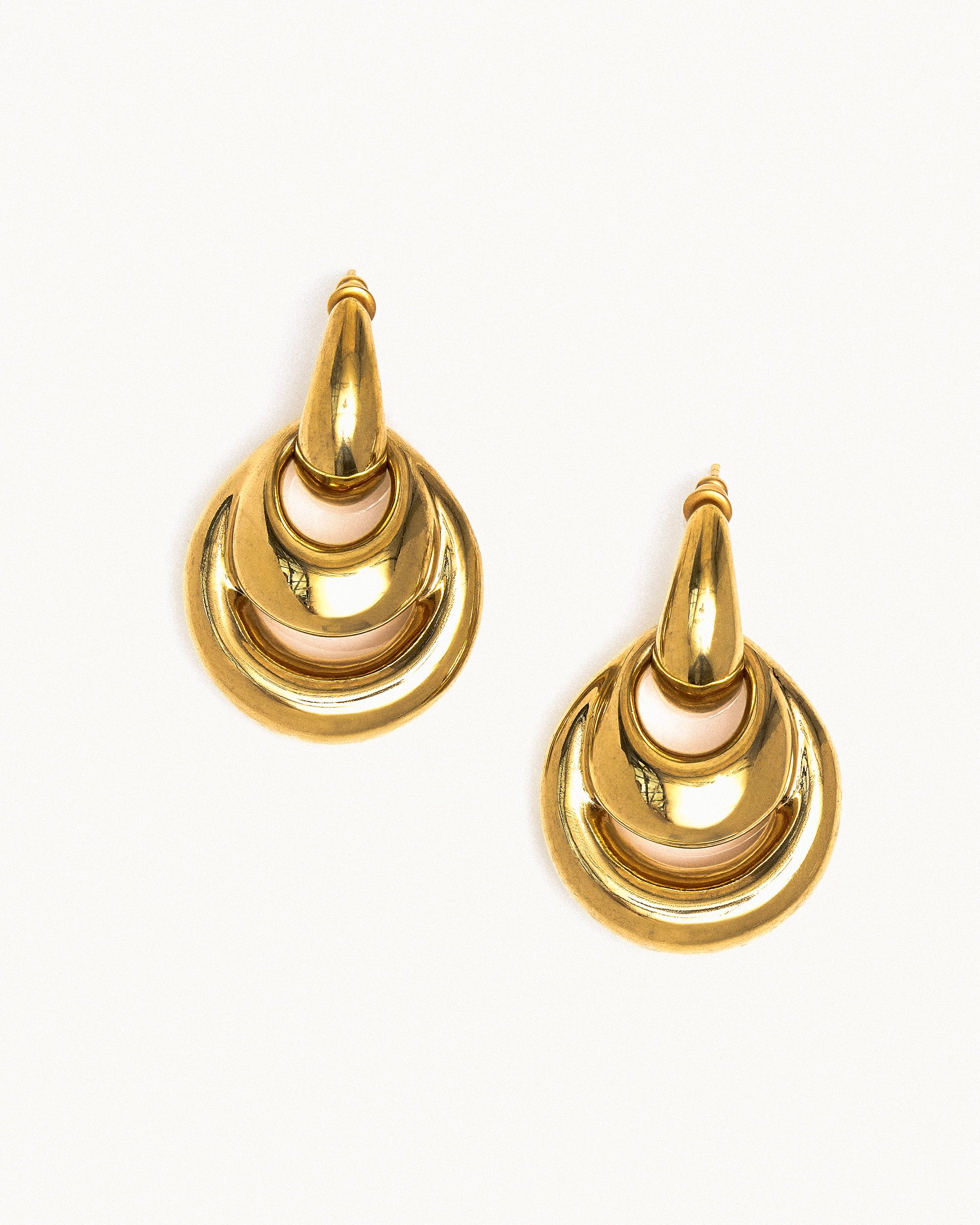 Blow up drop earrings