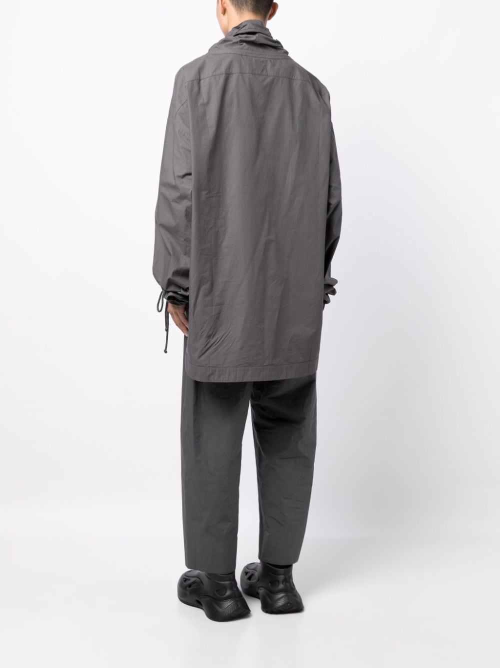 Funnel neck smock