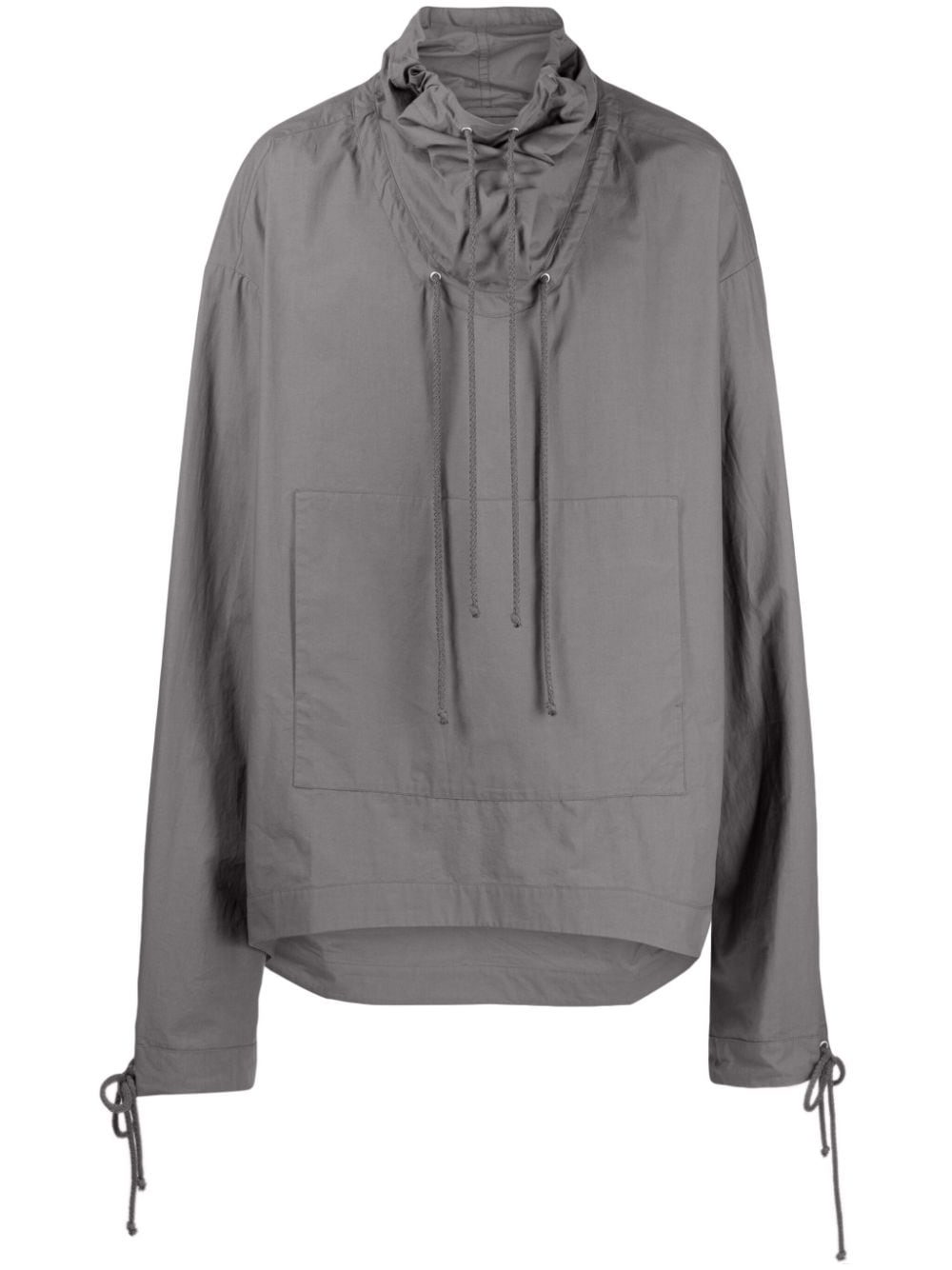 Funnel neck smock