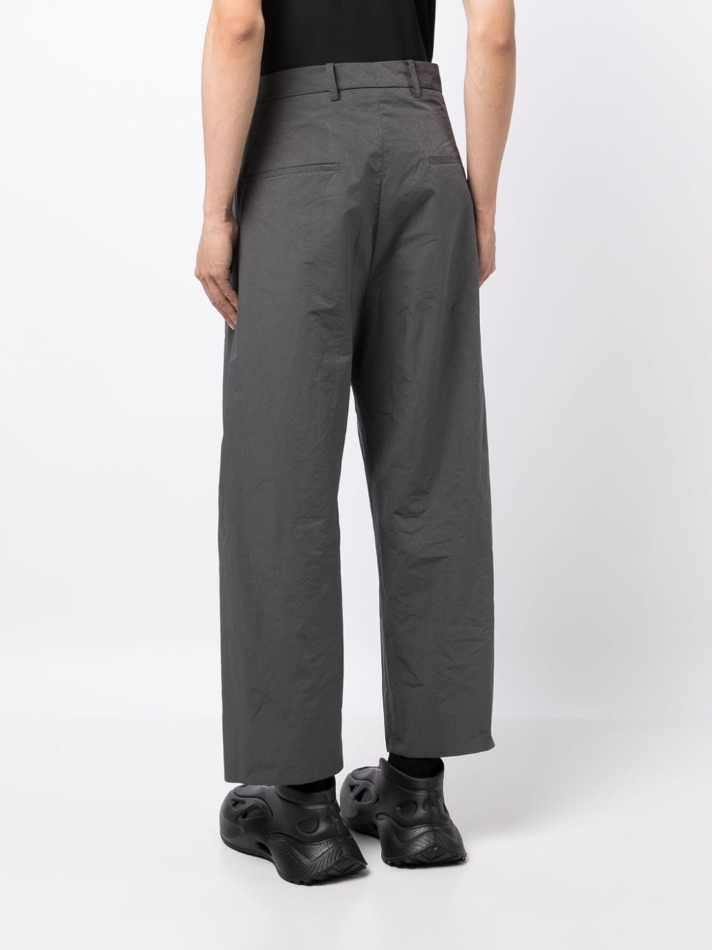 Uniform wide leg trouser