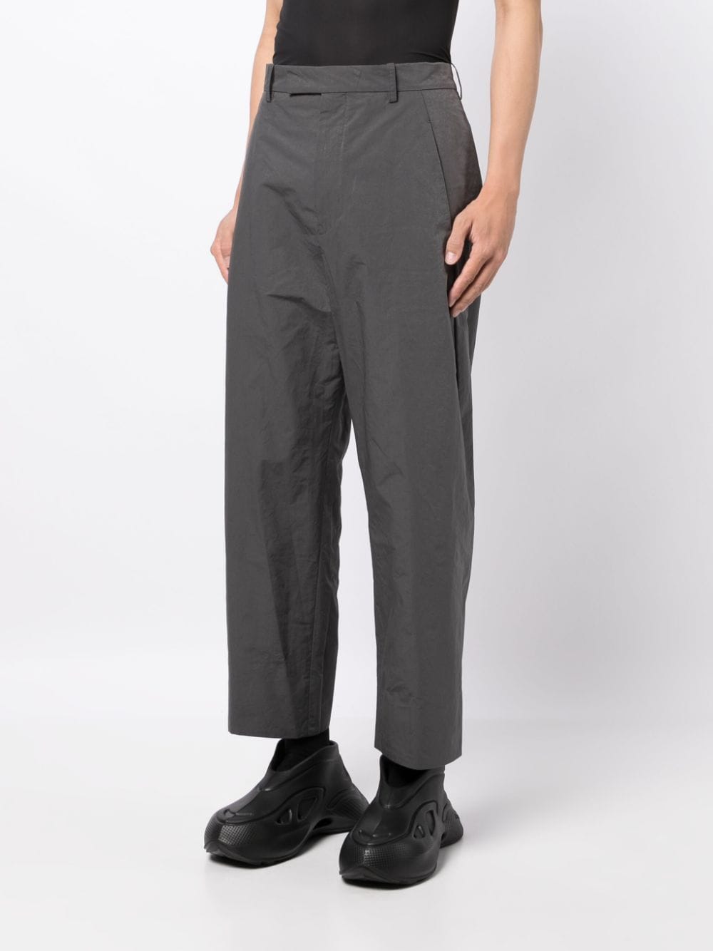 Uniform wide leg trouser