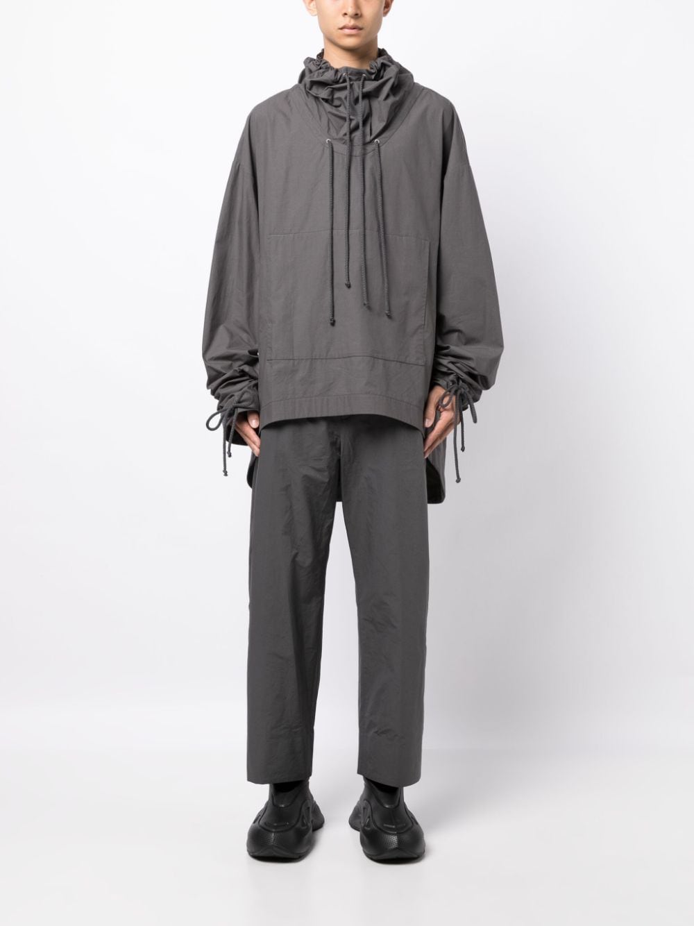 Uniform wide leg trouser