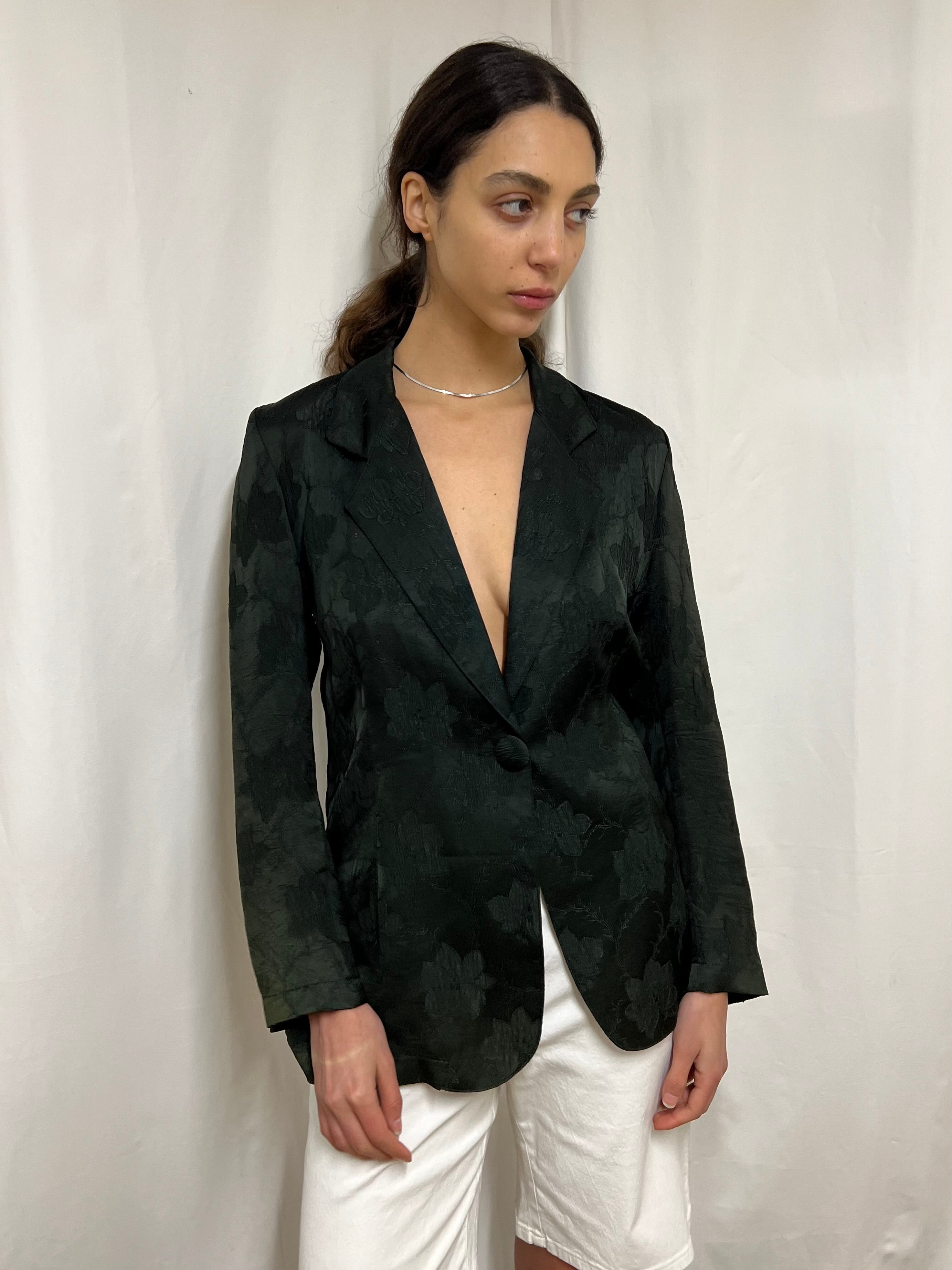 Silk blazer