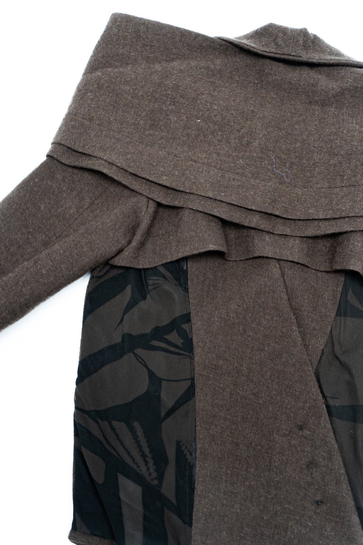 360° wool backless blazer