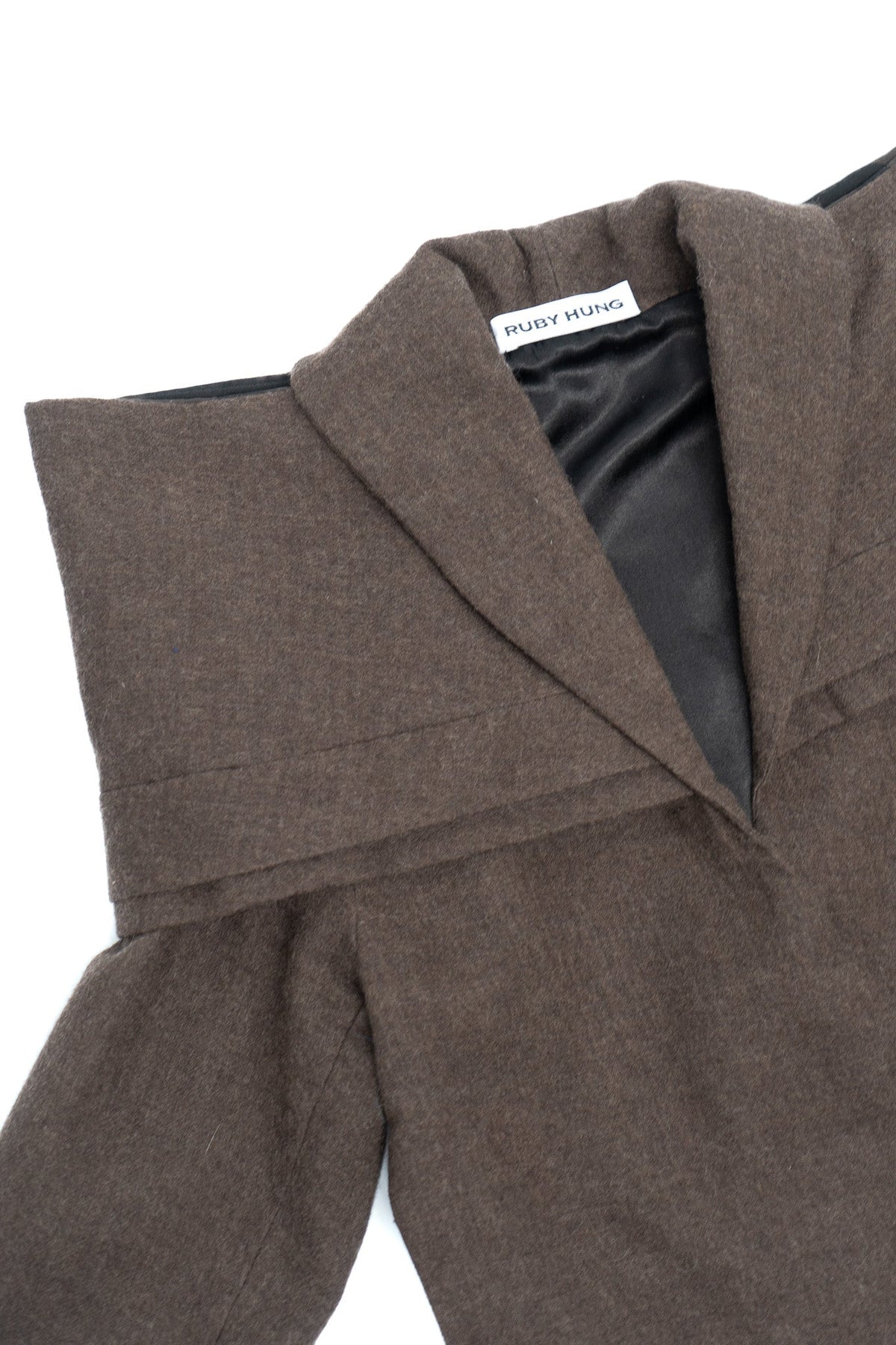 360° wool backless blazer