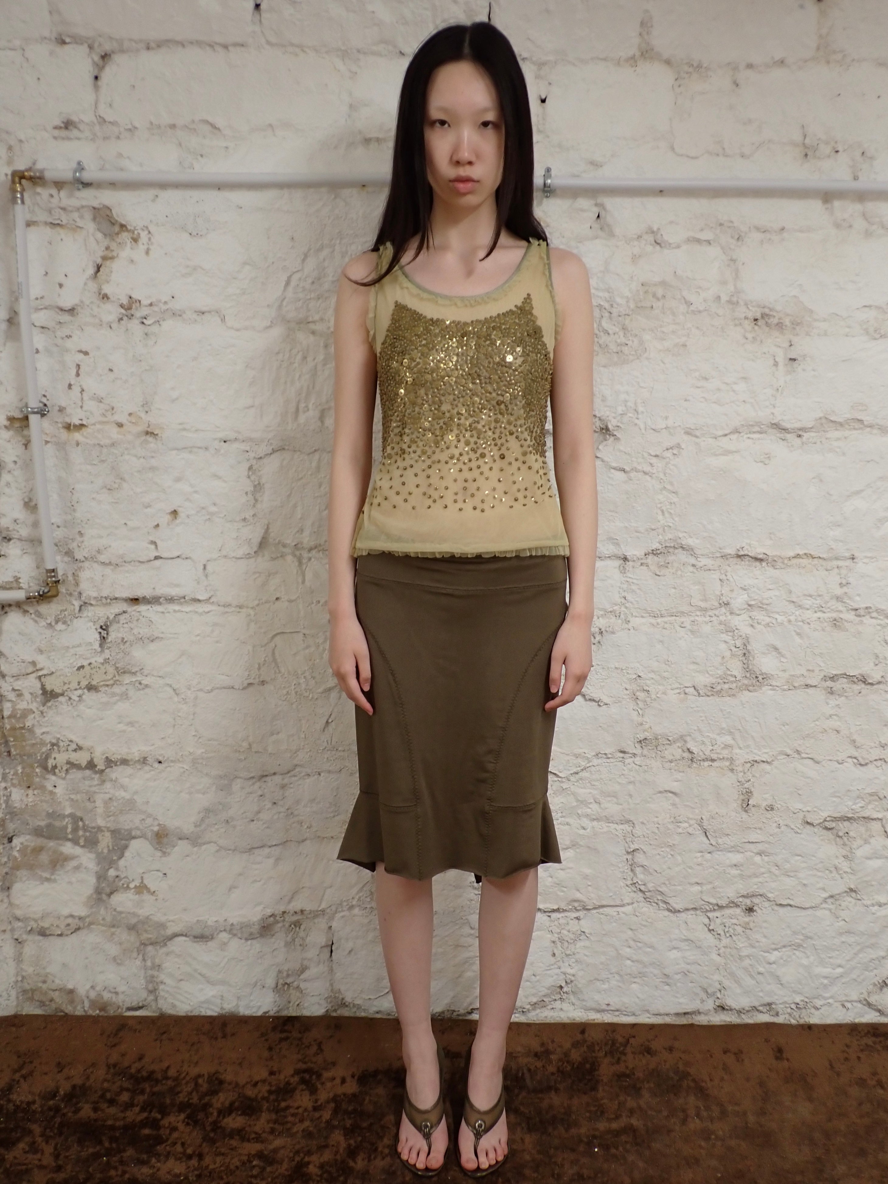 D&g archive sequin top