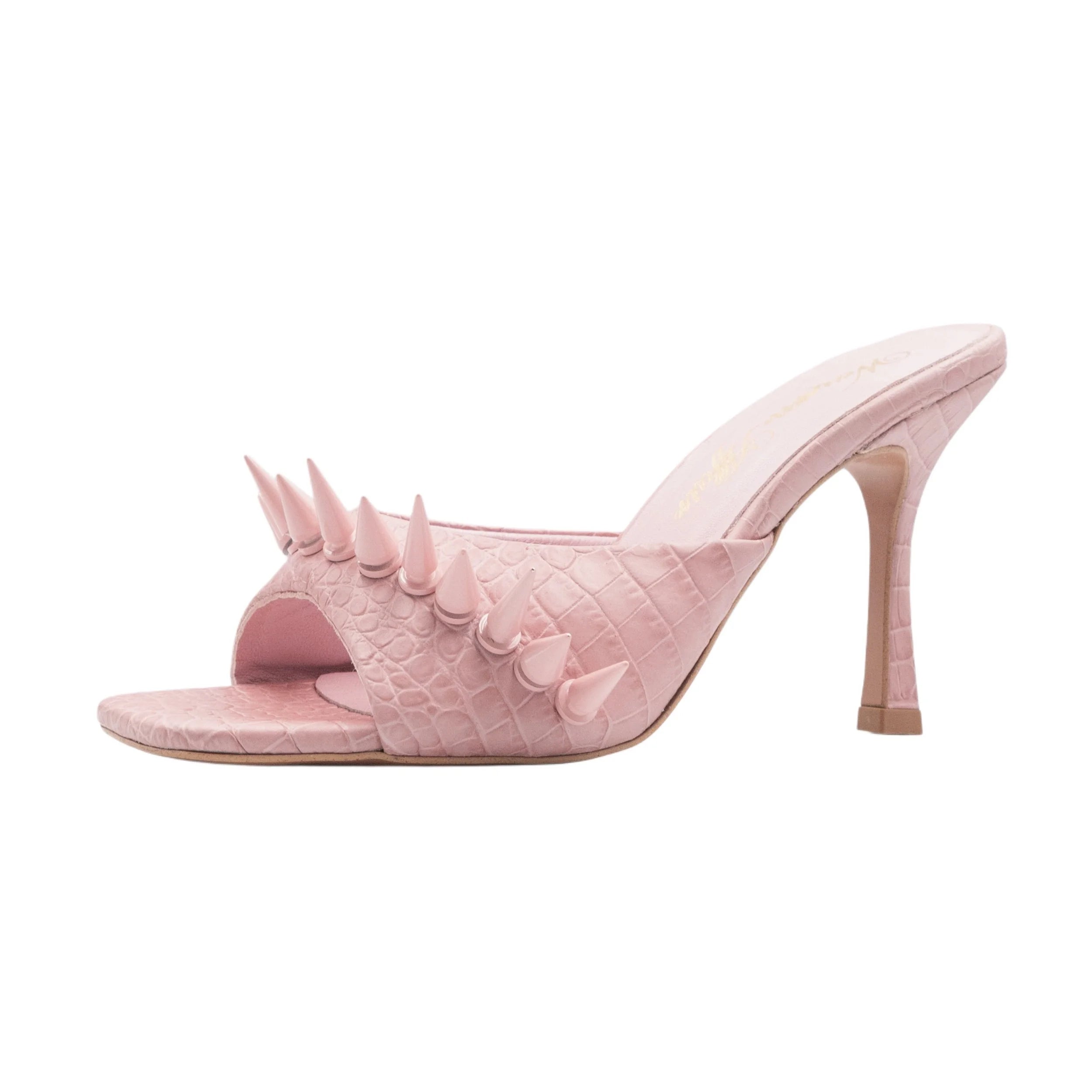 Spotlight heel in pretty pink