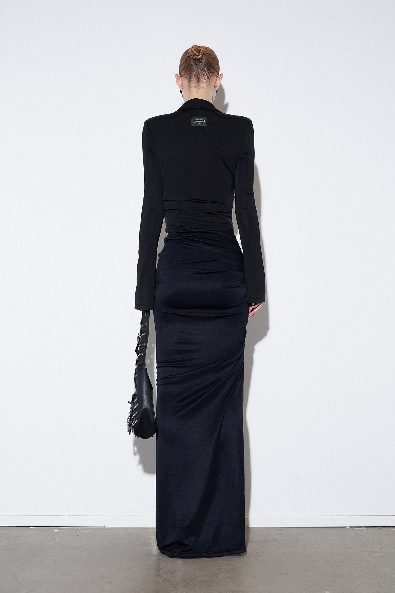 Rayon lapels and twisted tops
