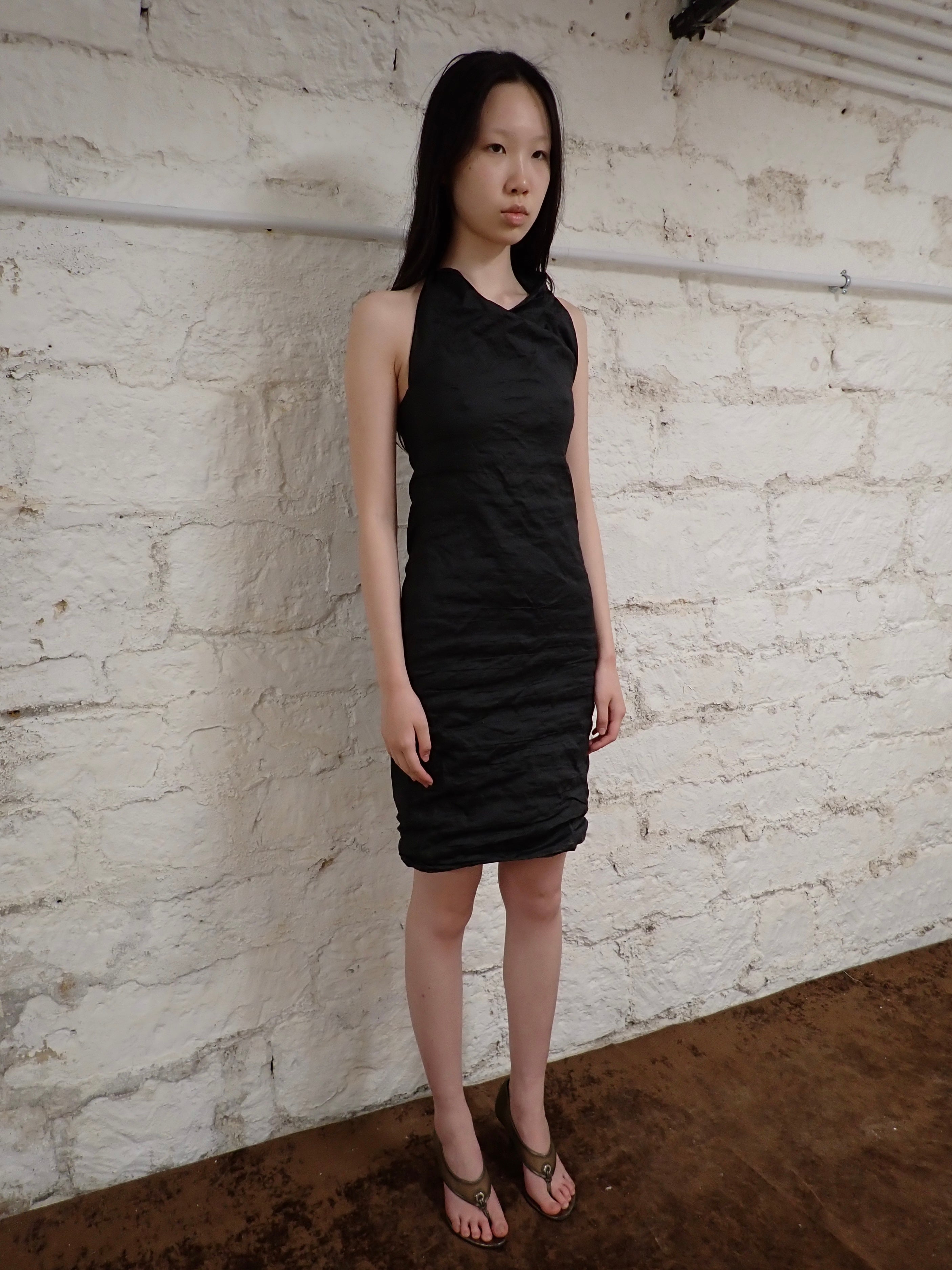 Backless mini dress