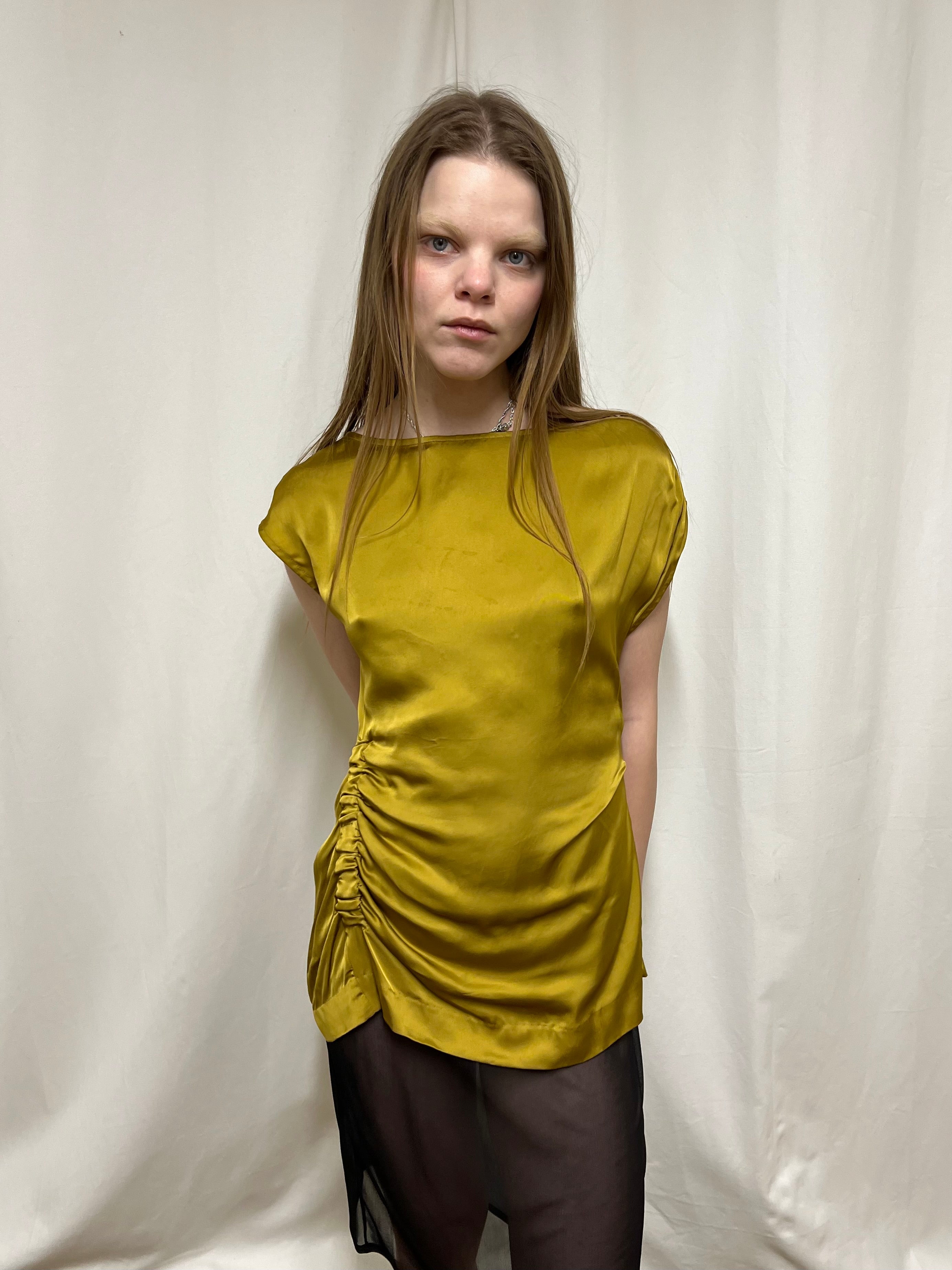 Dries van noten satin top