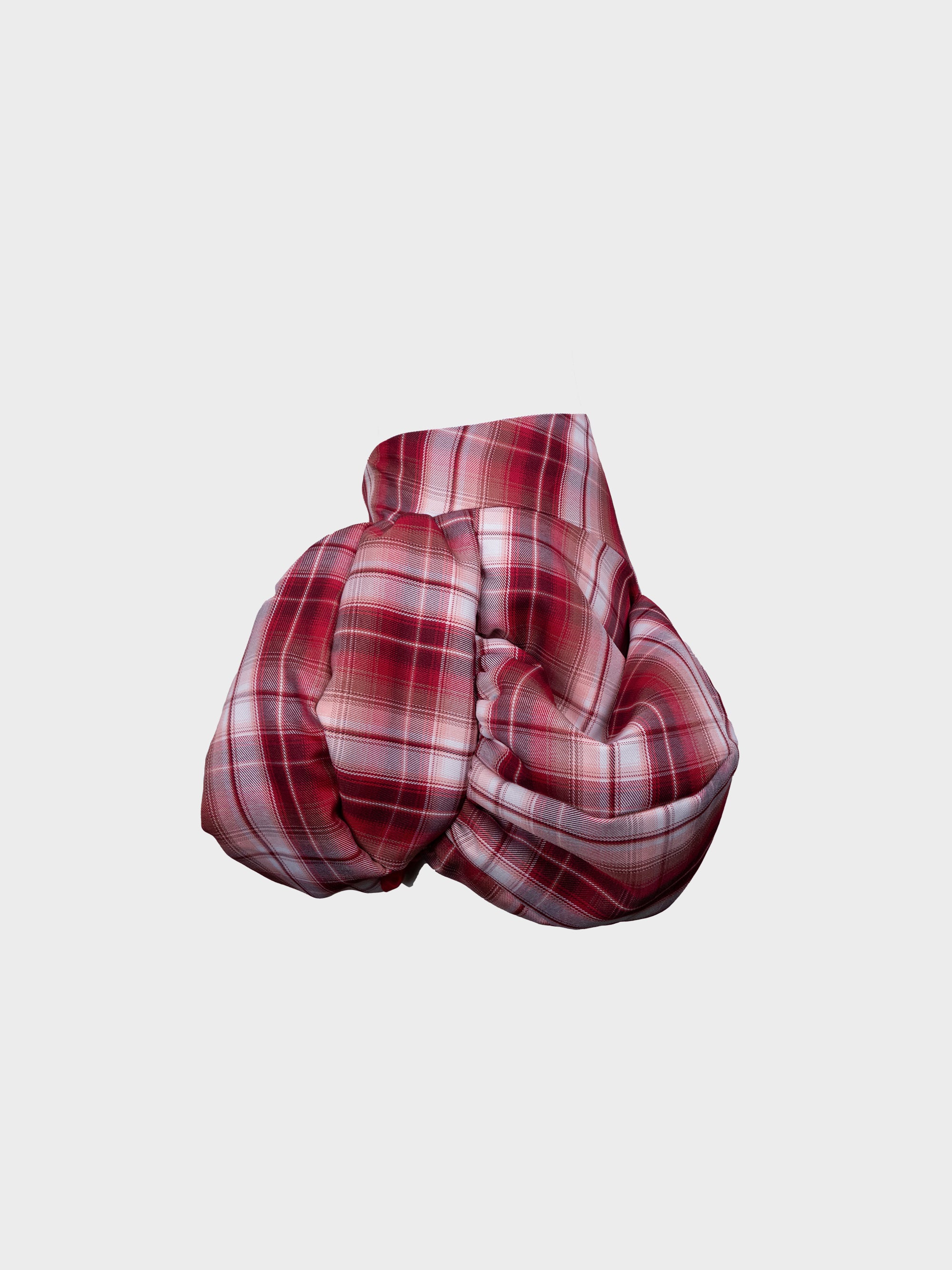 Plaid puffed pantie