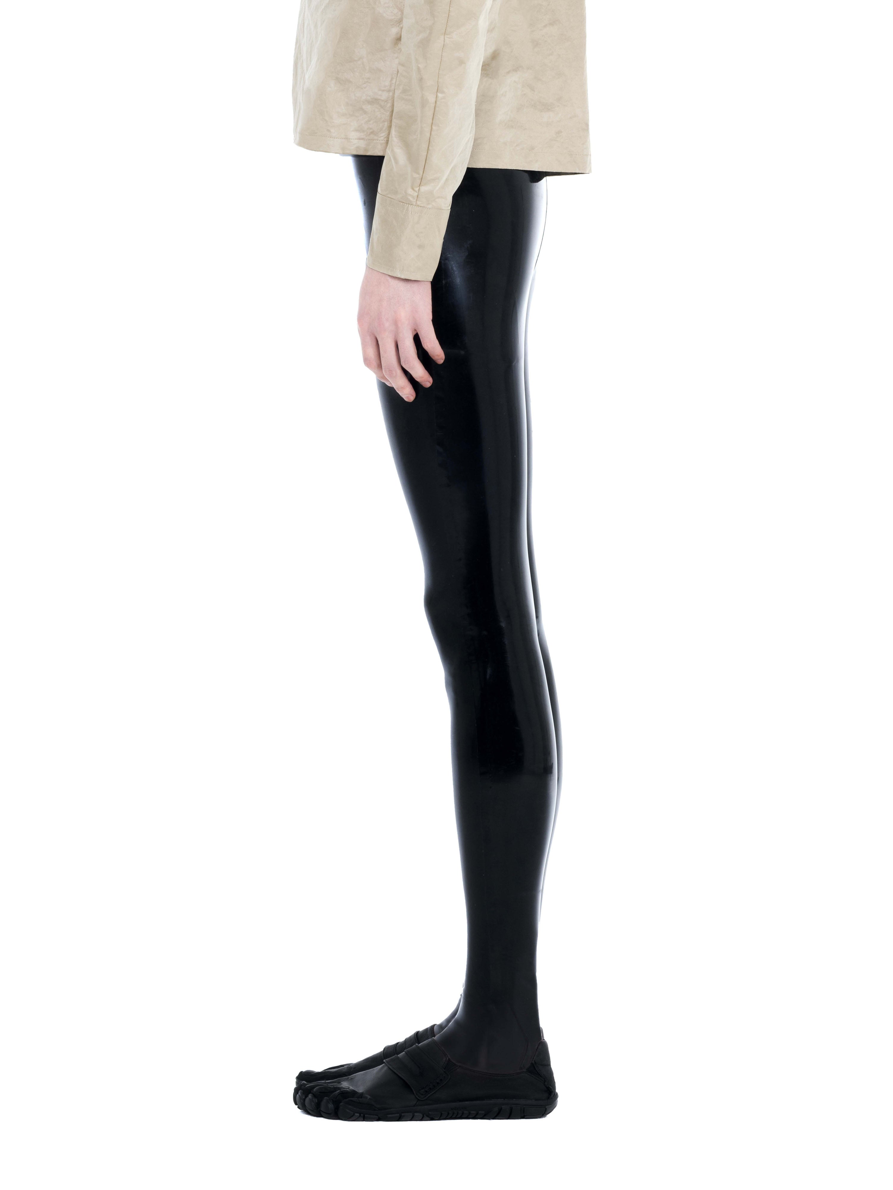 Essential latex tights | black