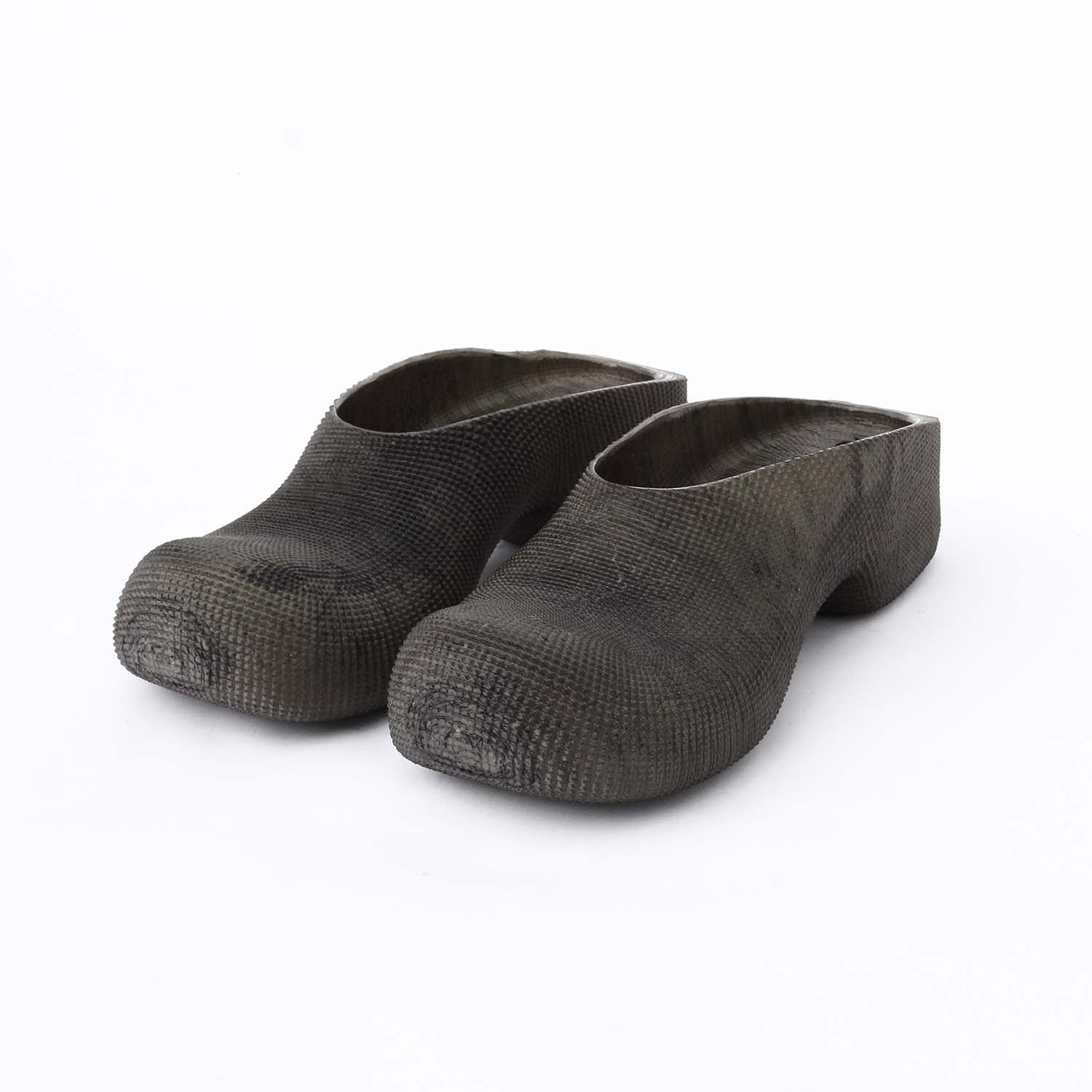 Heeled Clogs - Dark