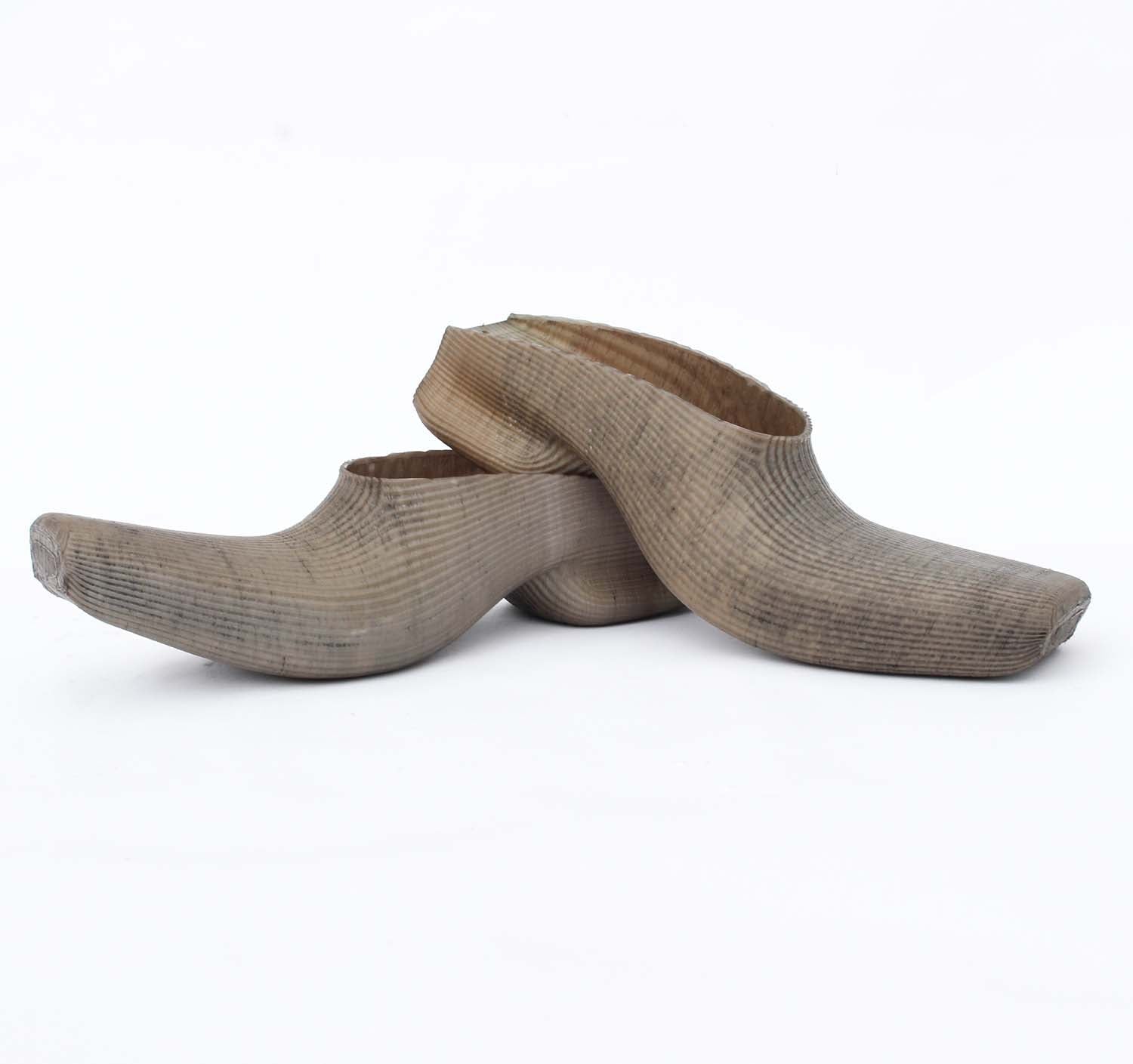 Cowboy rubber mules - dyed light tan