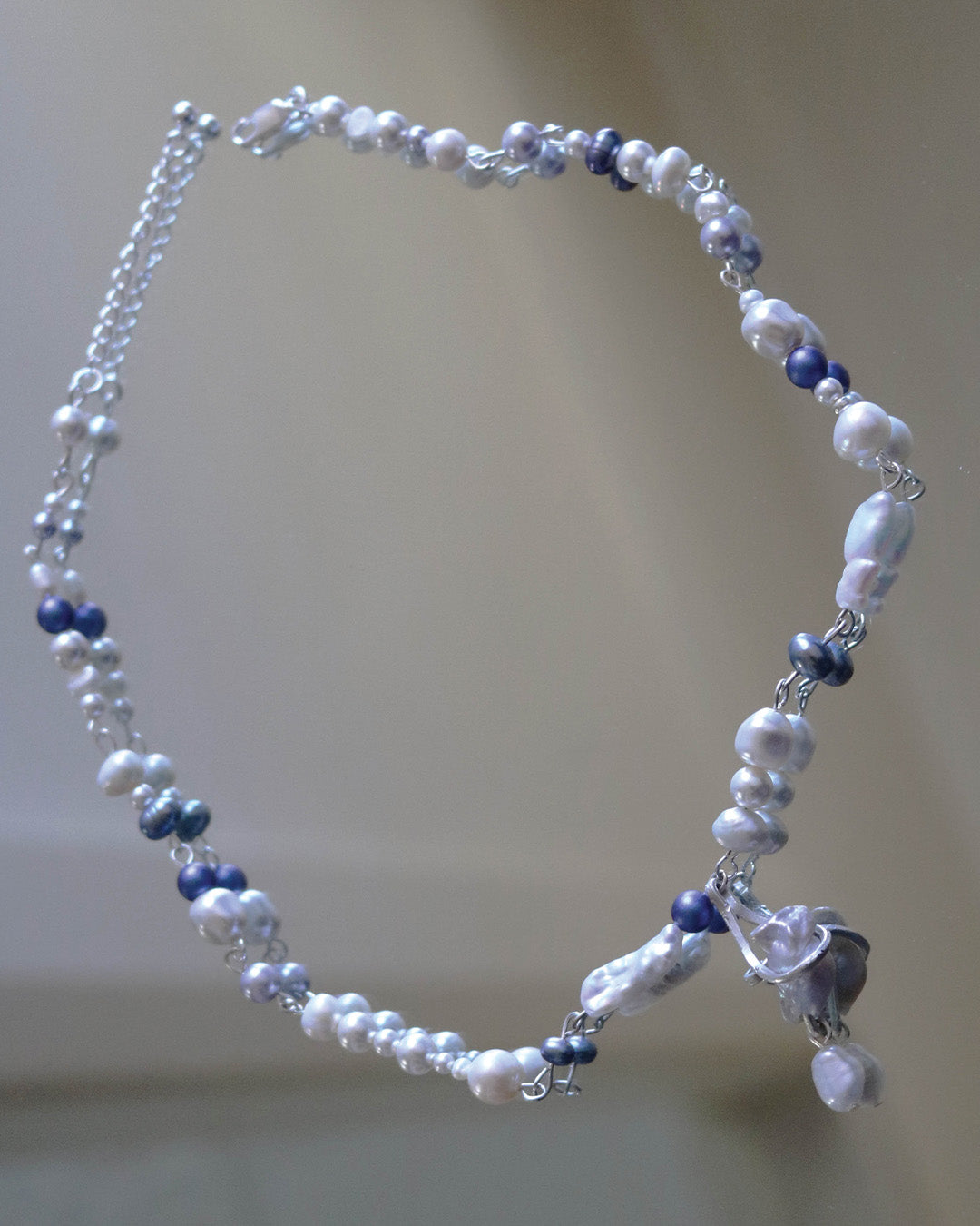 Floating charm necklace