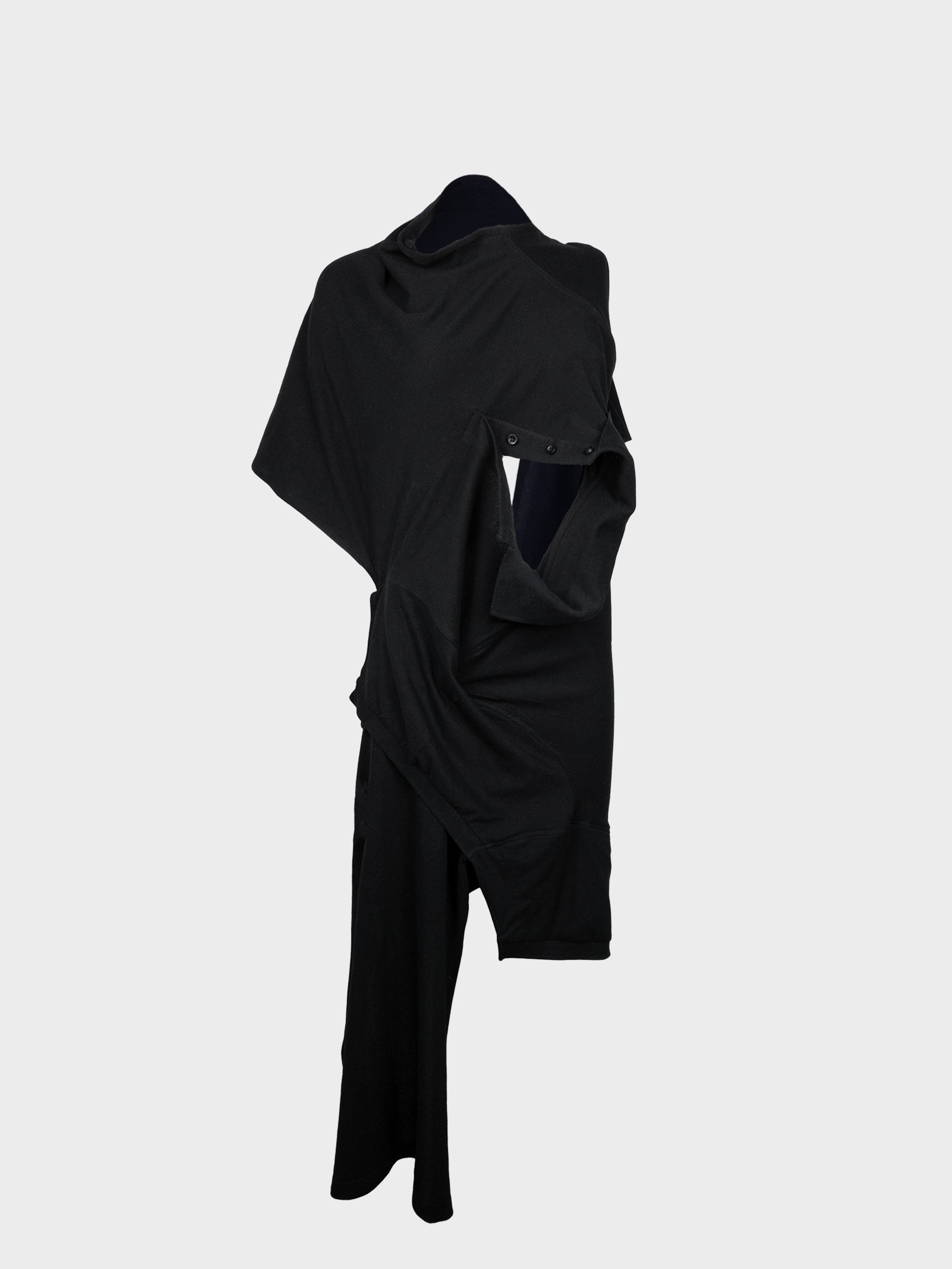 Draped polo dress