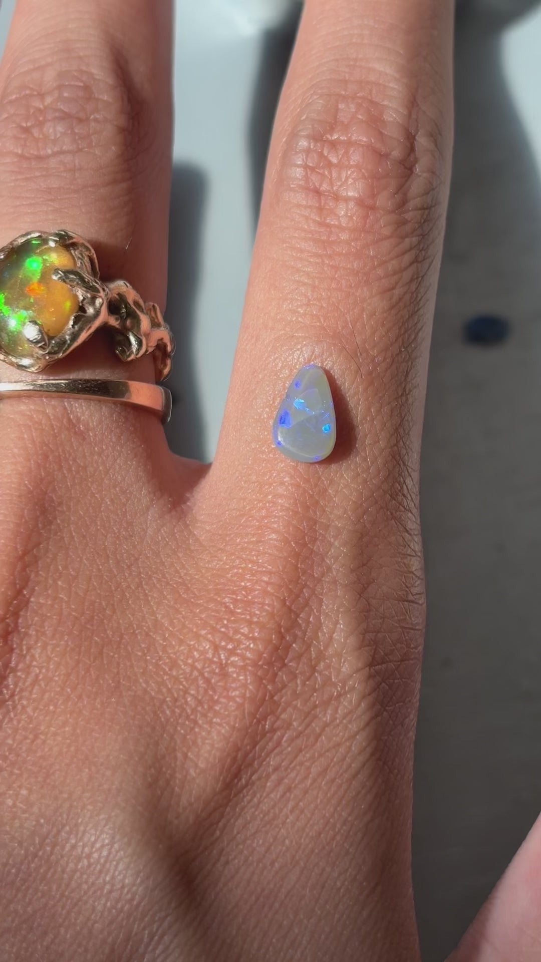 Itty bitty ring - choose your stone