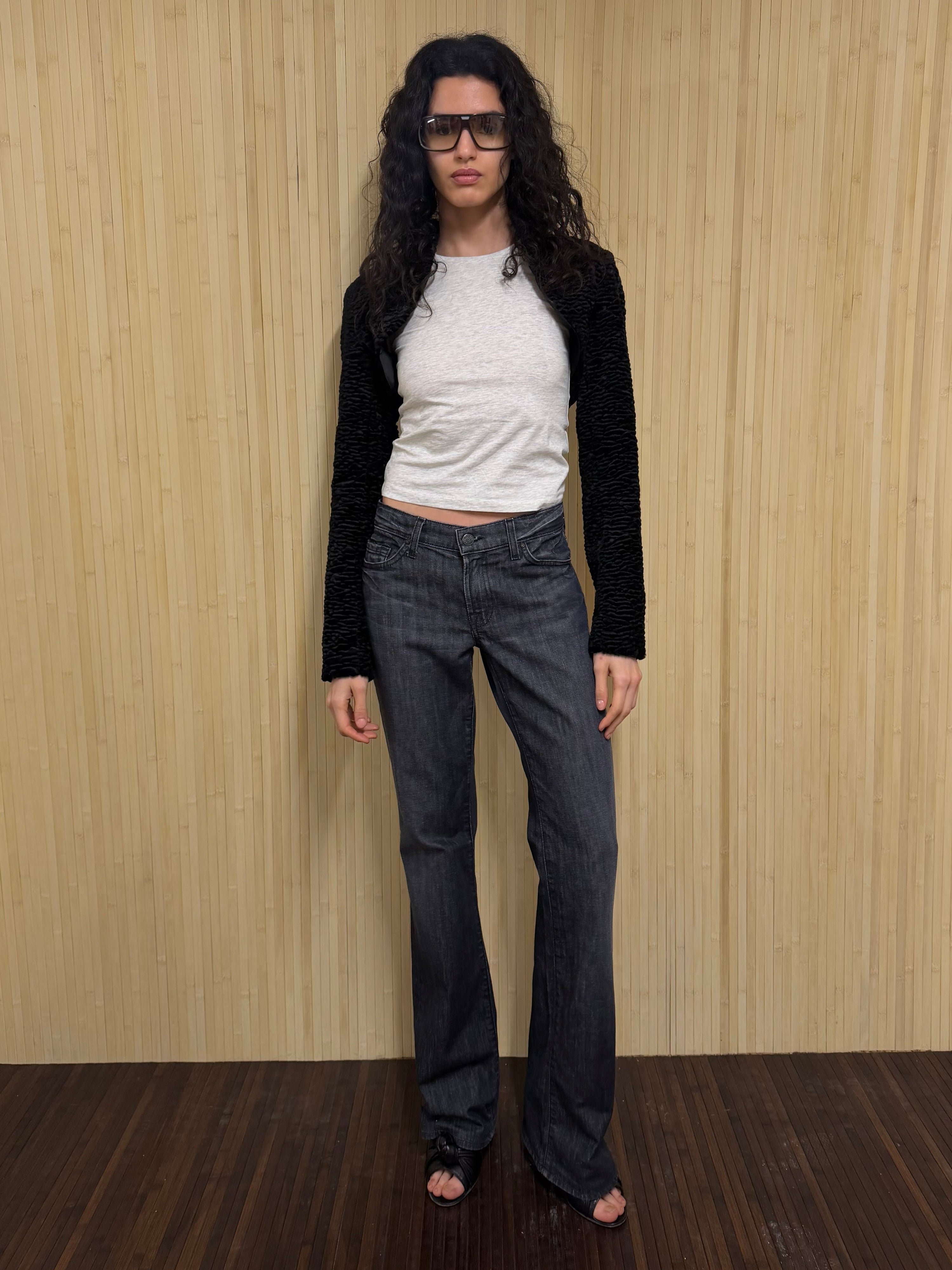 Straight leg jeans