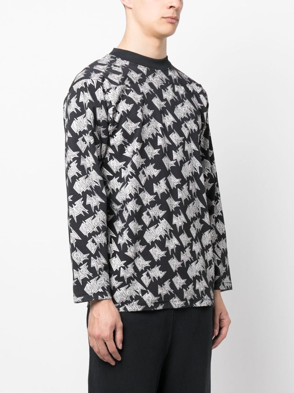 Unisex printed longsleeve tshirt knit