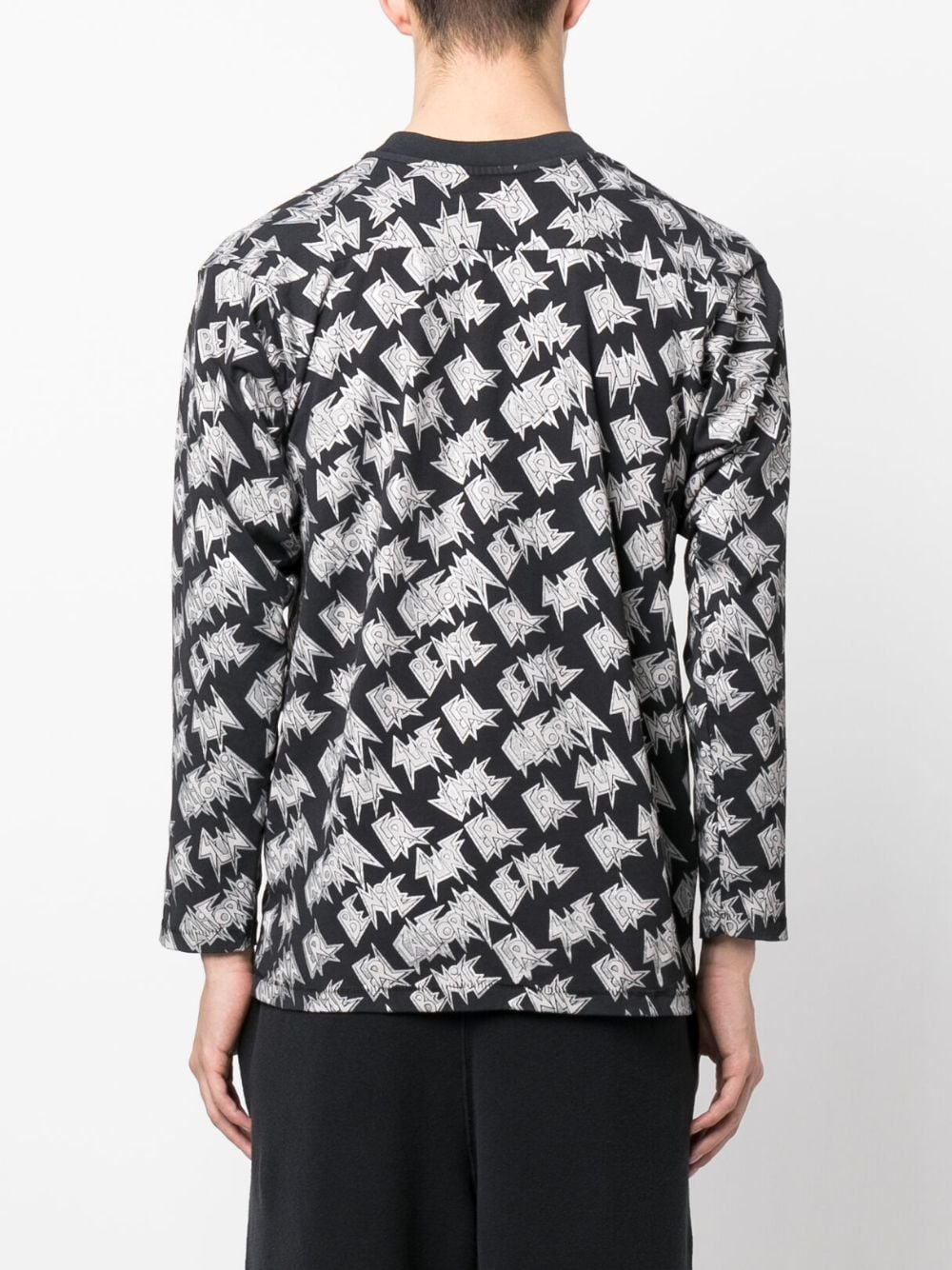 Unisex printed longsleeve tshirt knit