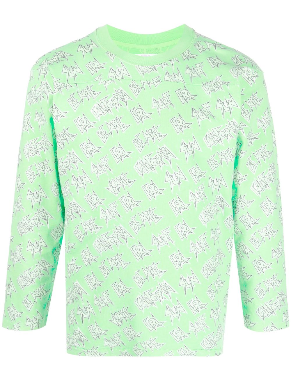 Unisex printed longsleeve tshirt knit