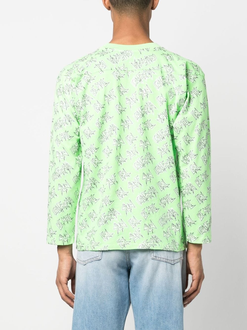 Unisex printed longsleeve tshirt knit