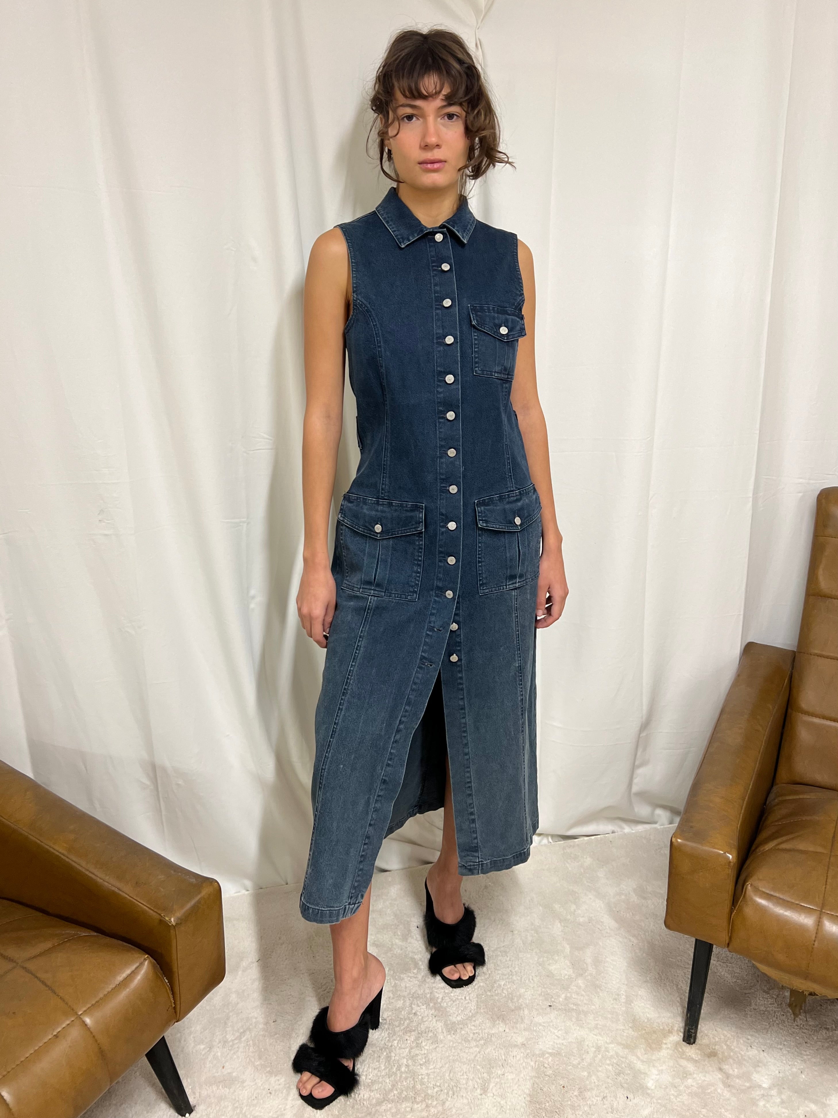 Denim dress