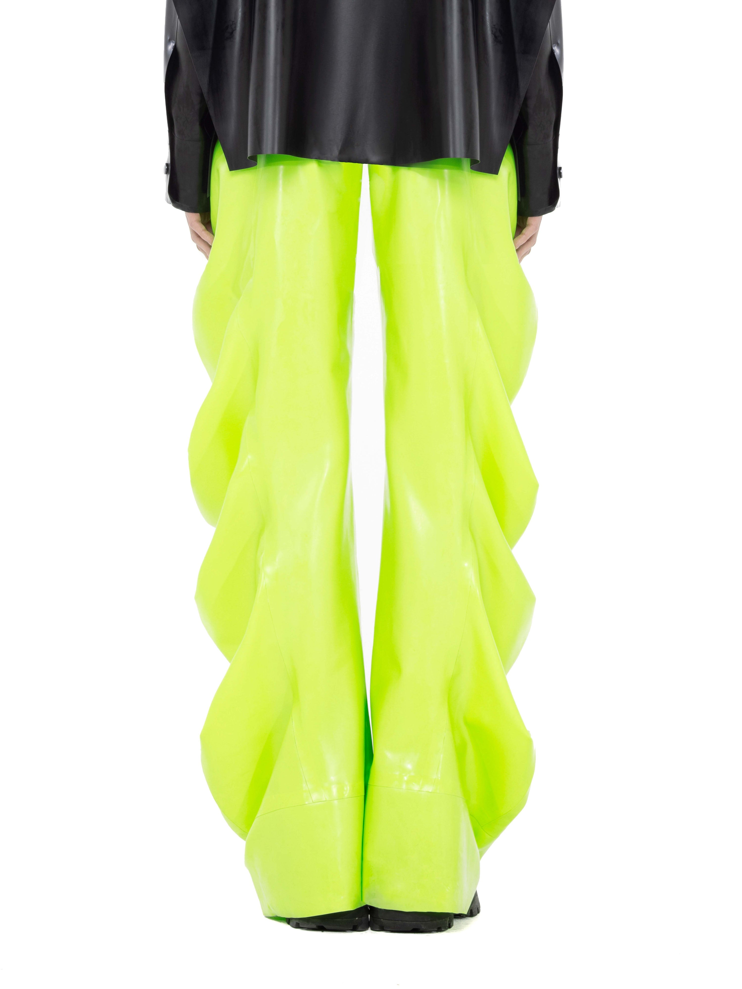 Lime deflated trousers | signature fit