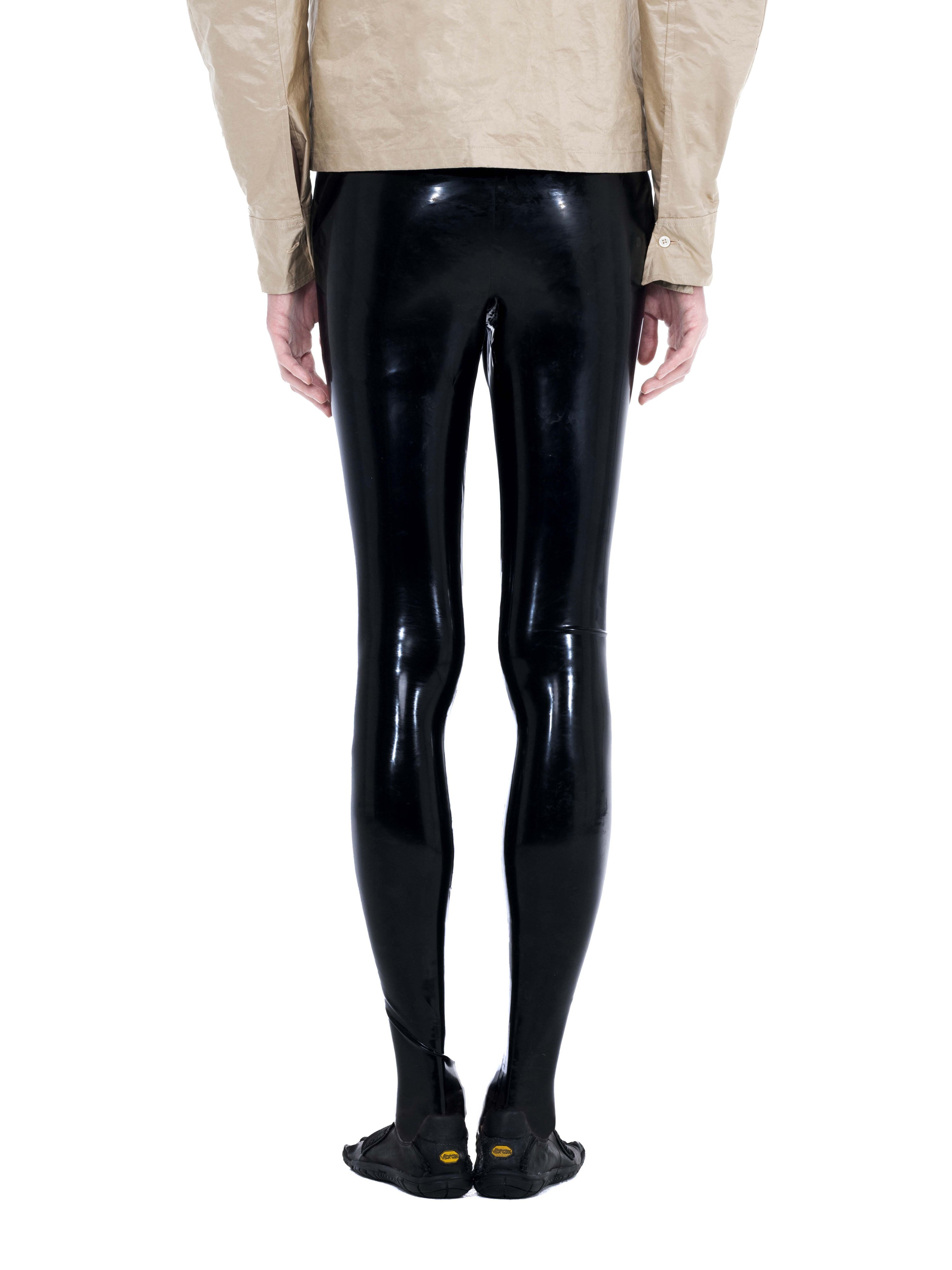 Essential latex tights | black