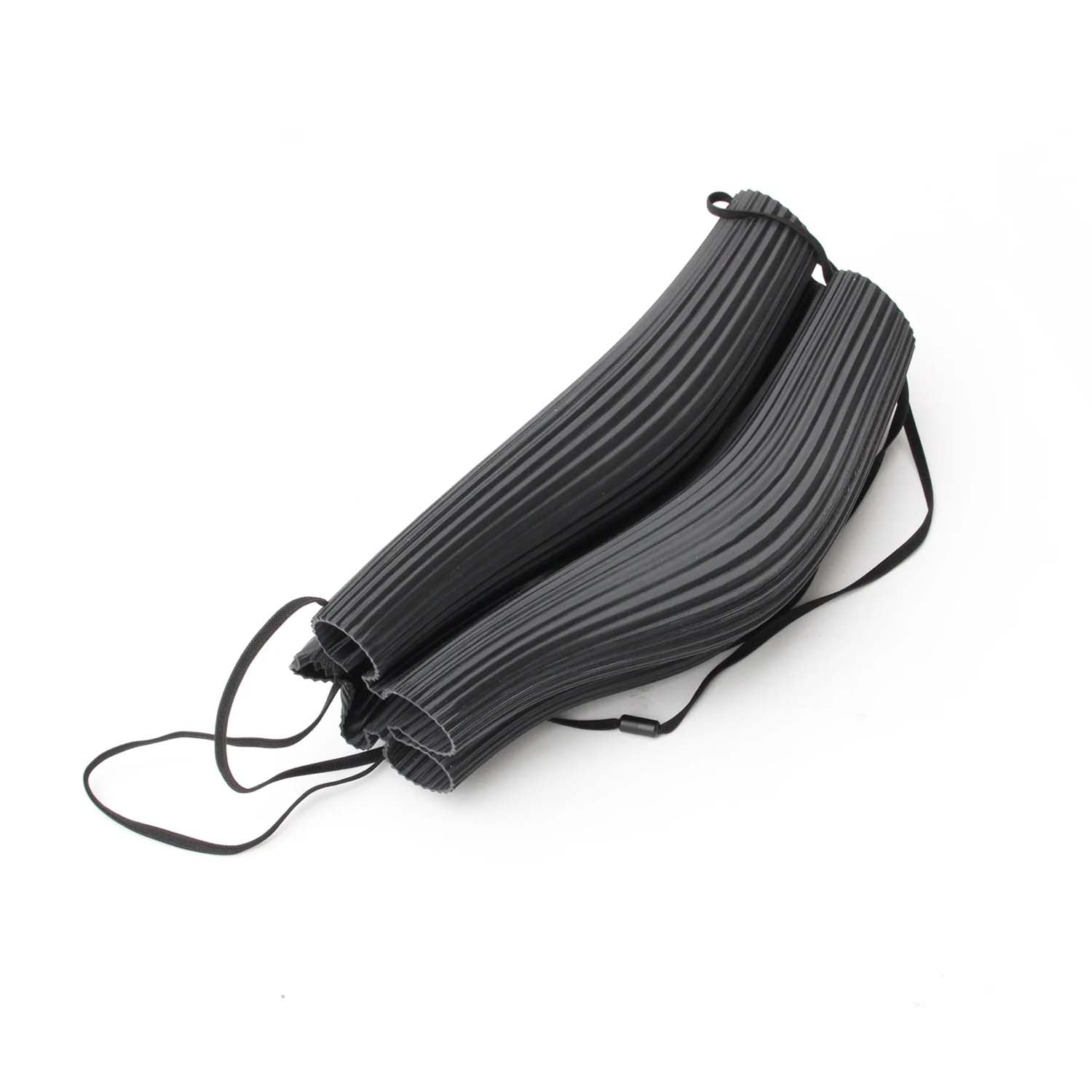 Rubber sling bag, black