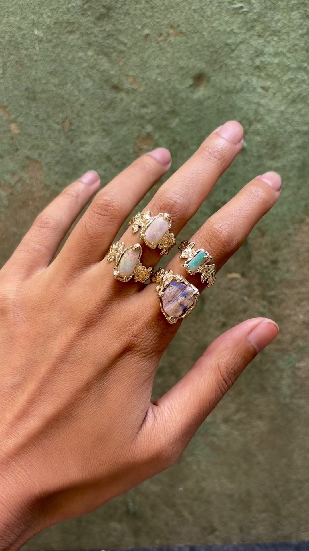 Serene ring - gold size l
