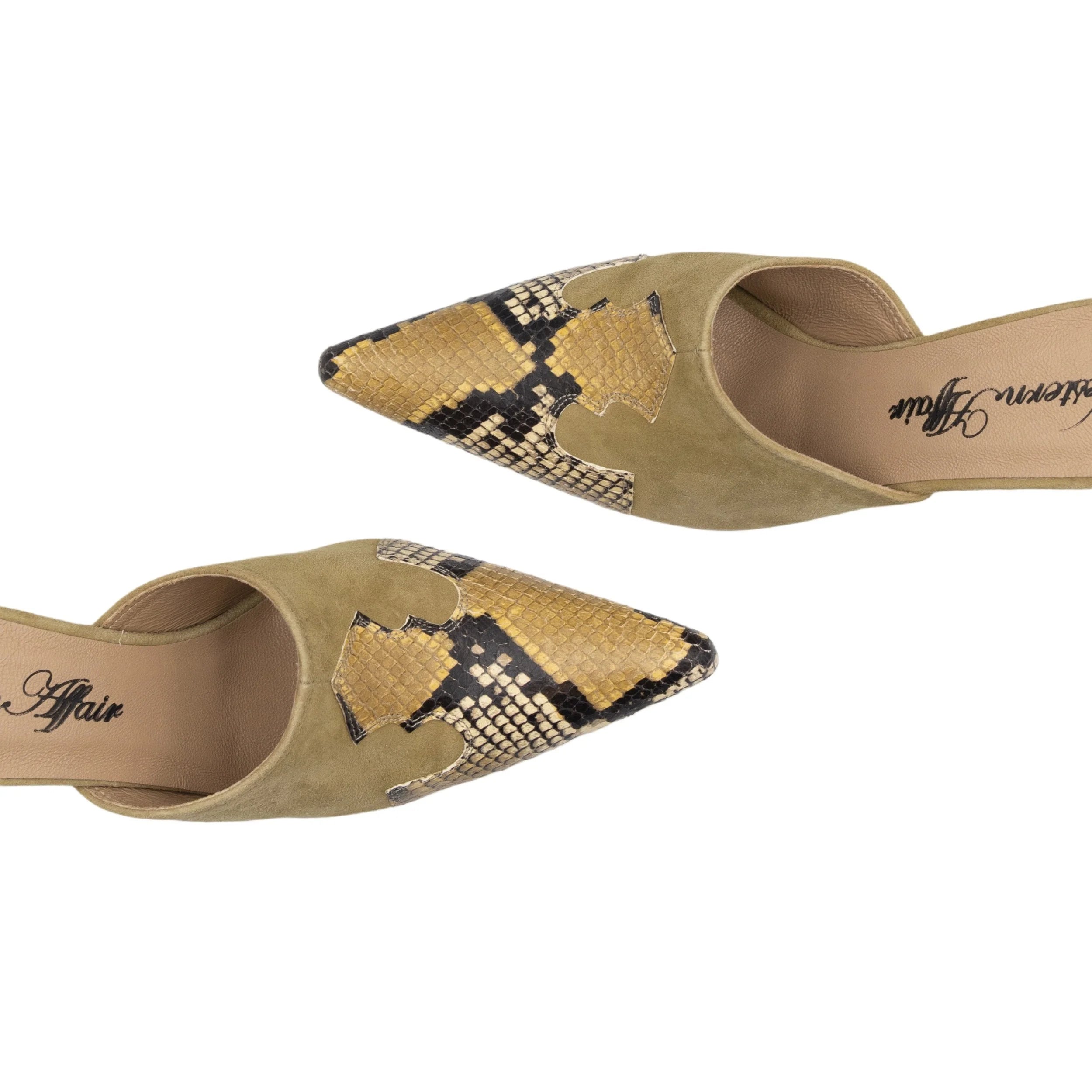 Cowgirl mules in money