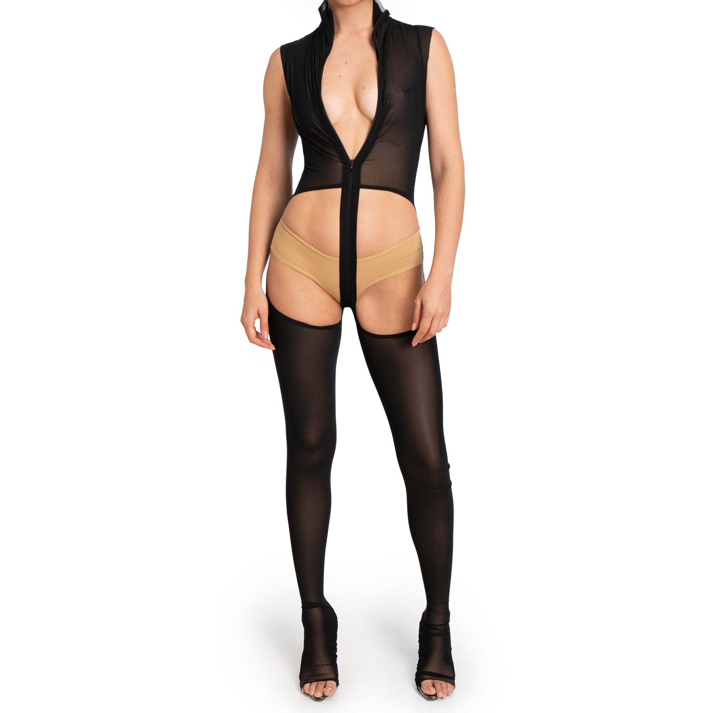 Strip body suit