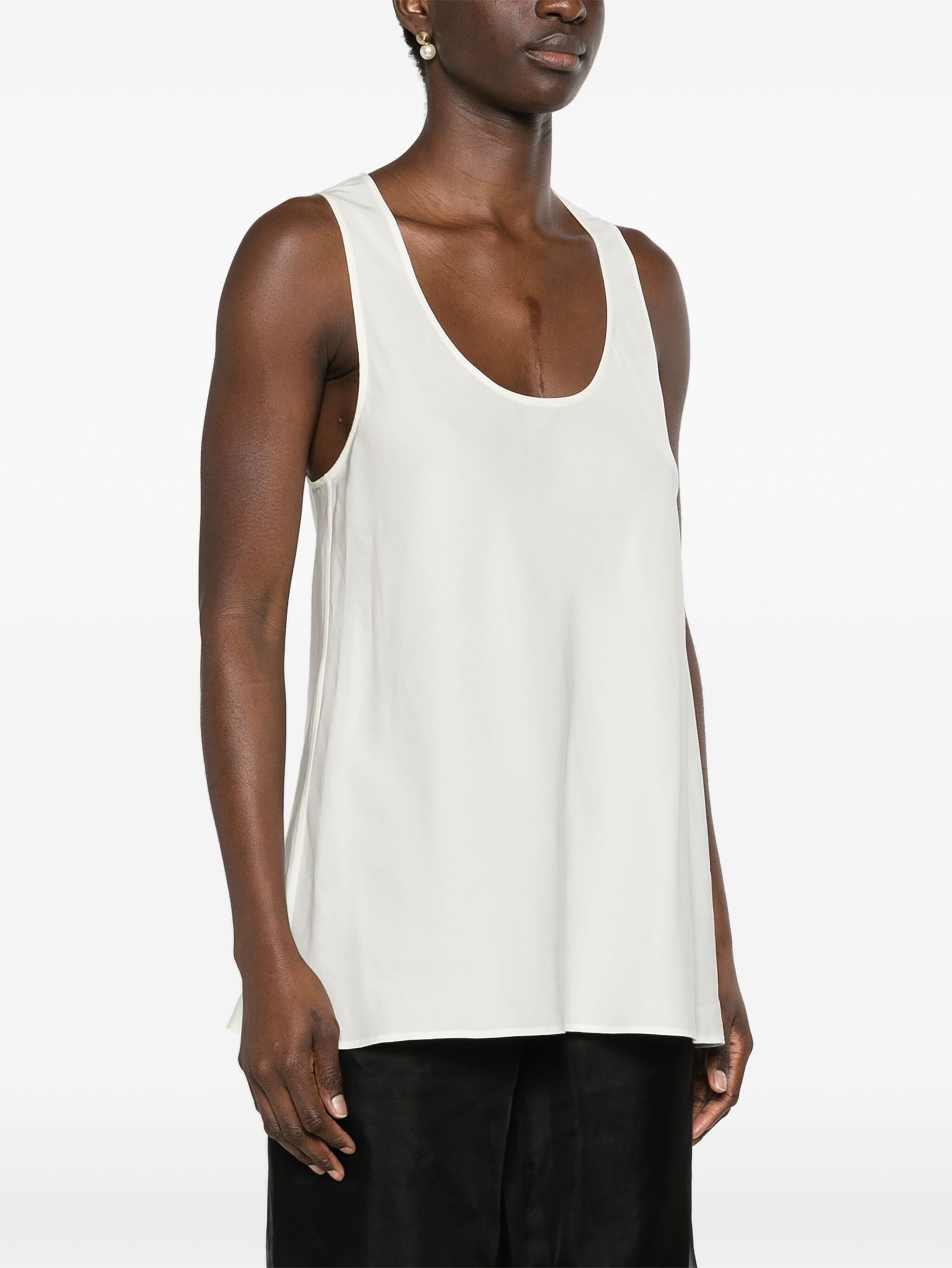 Bias cut tank top