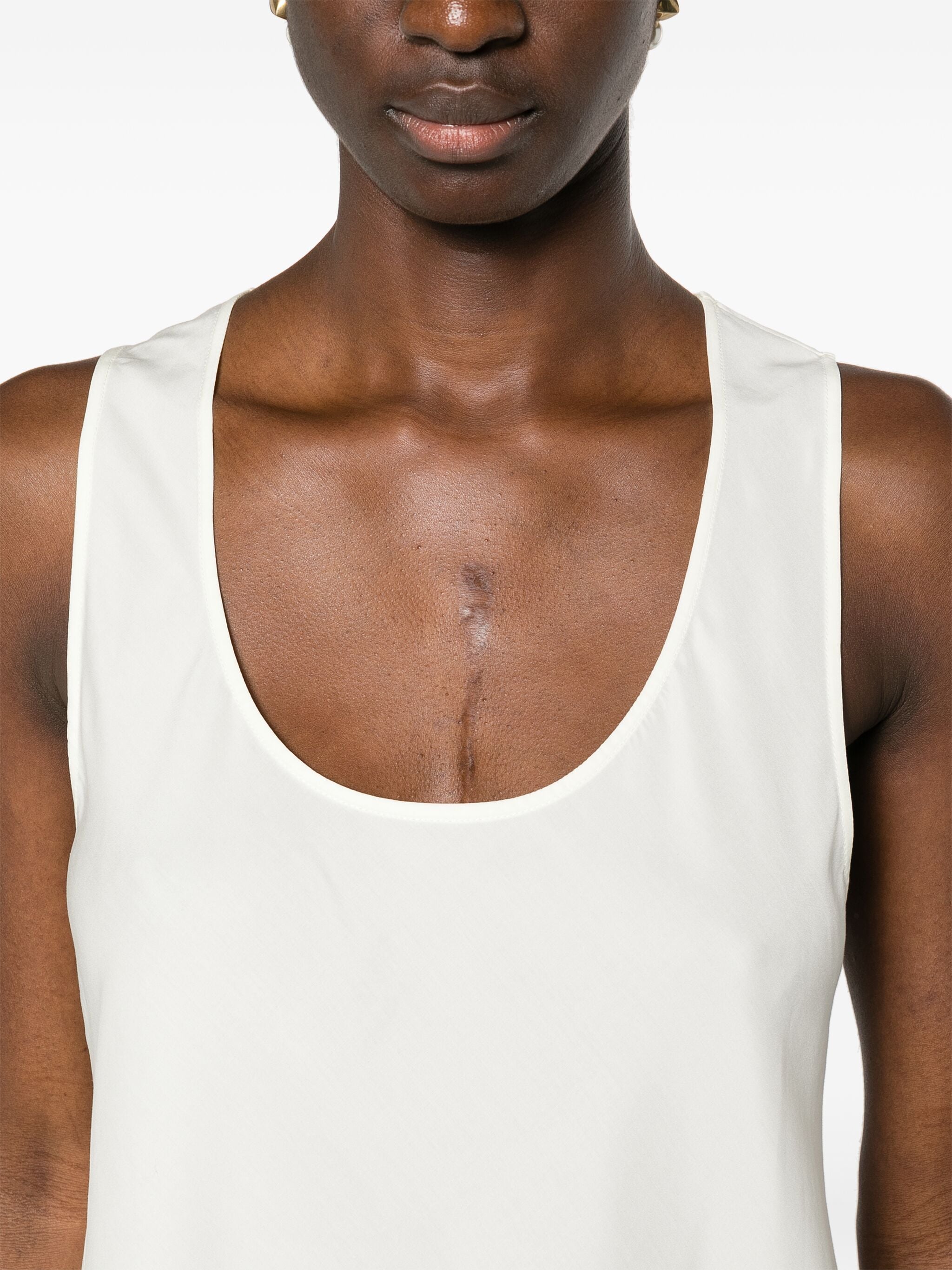 Bias cut tank top