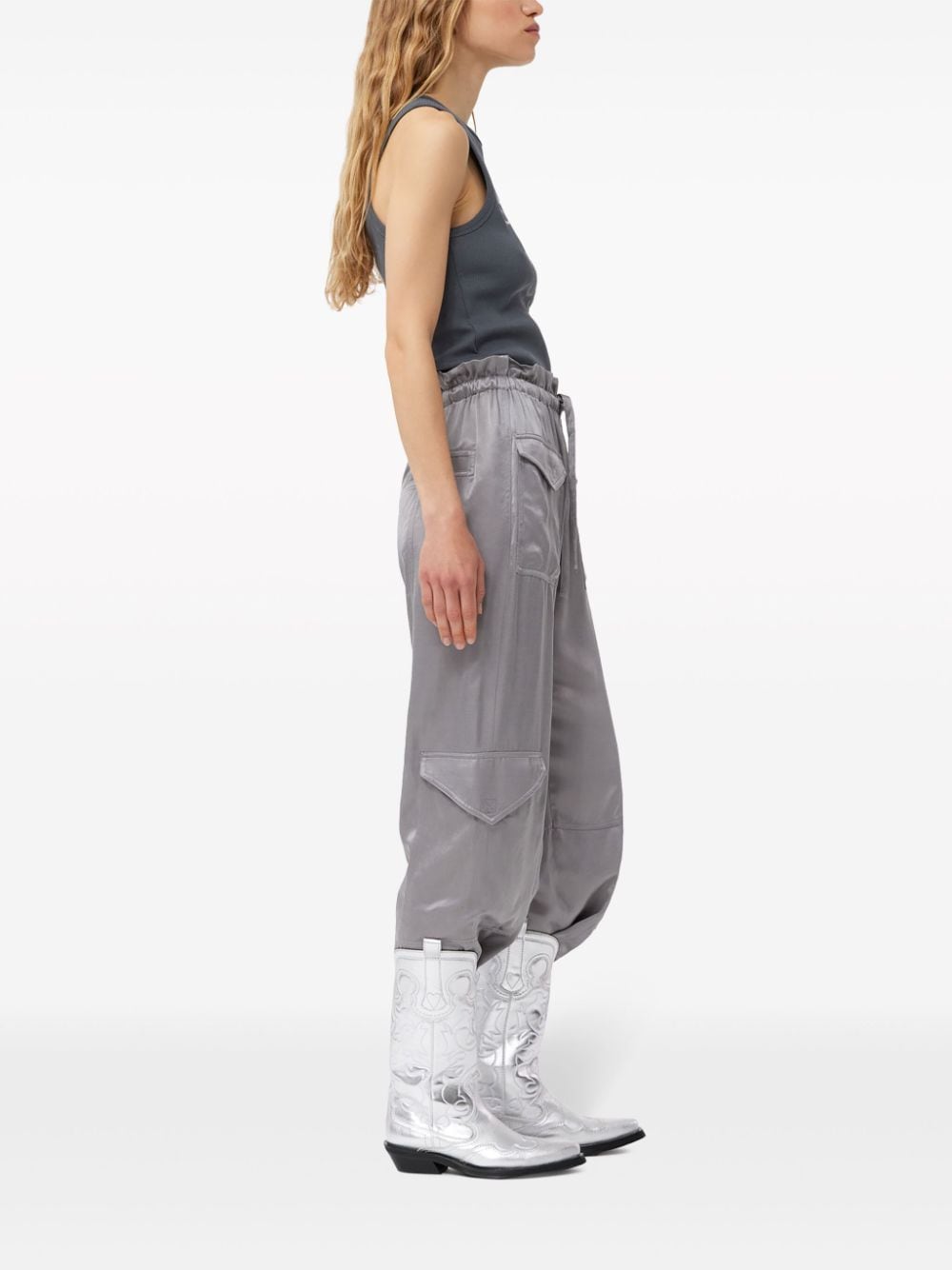 Mid shaft embroidered western