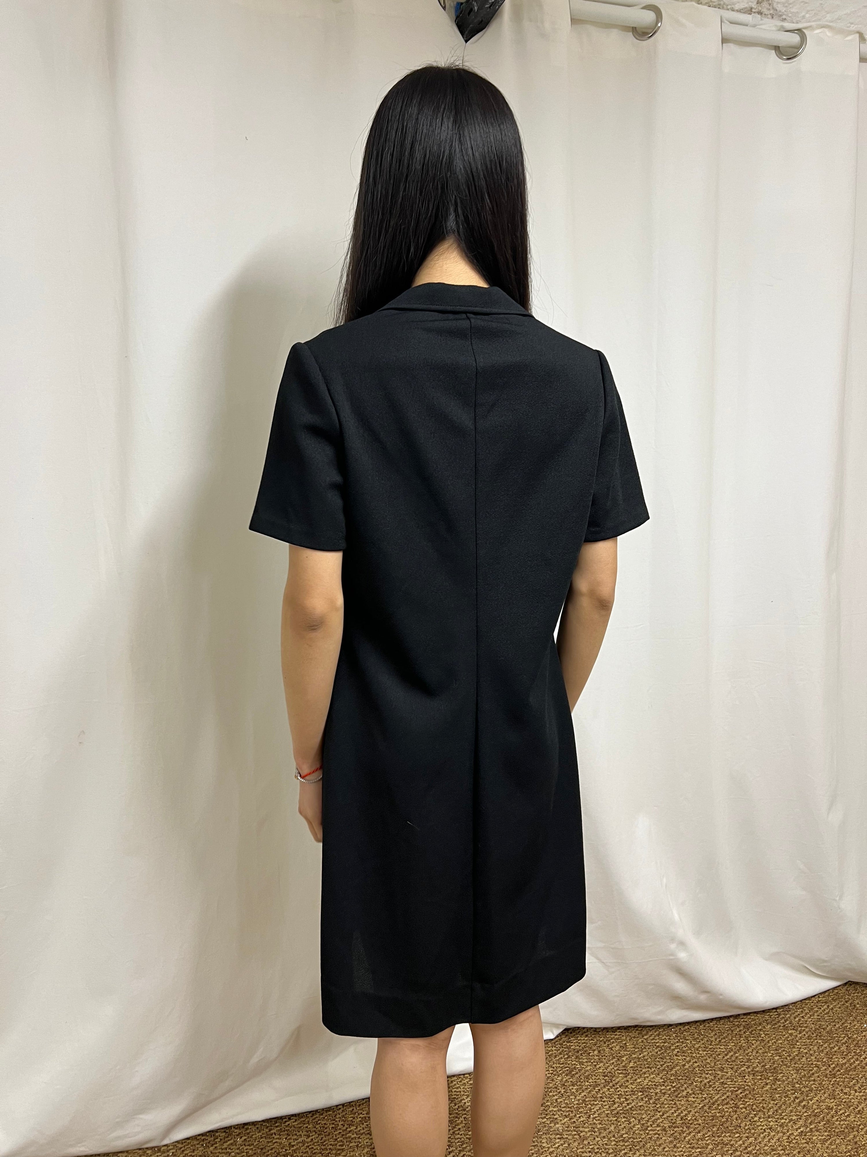 Pleated polo dress