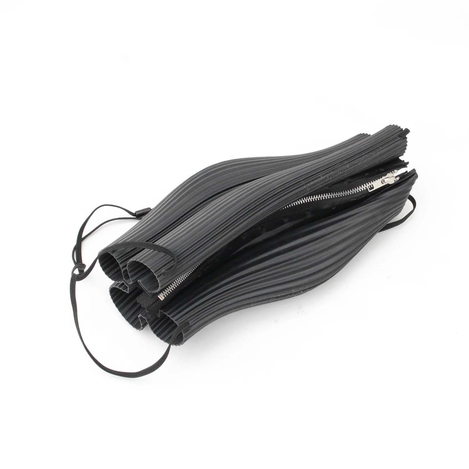 Rubber sling bag, black
