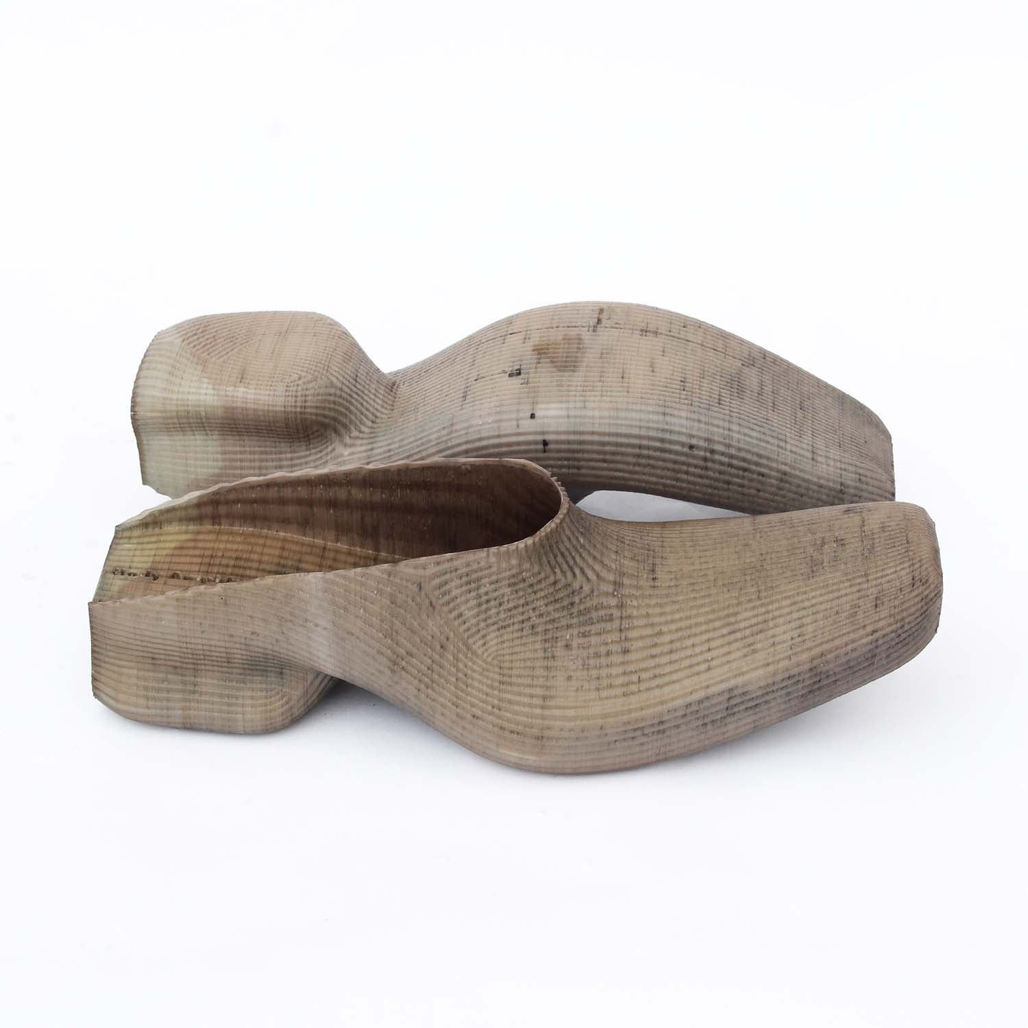 Cowboy rubber mules - dyed light tan