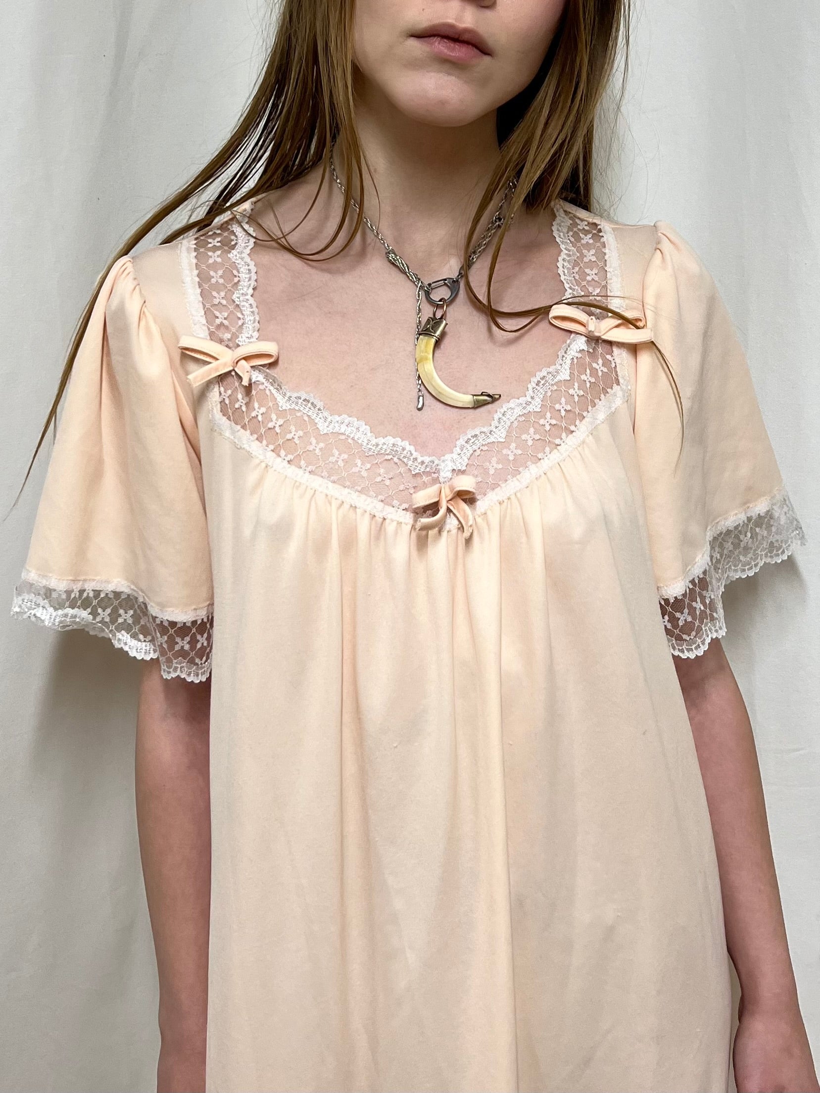 Rose slip dress