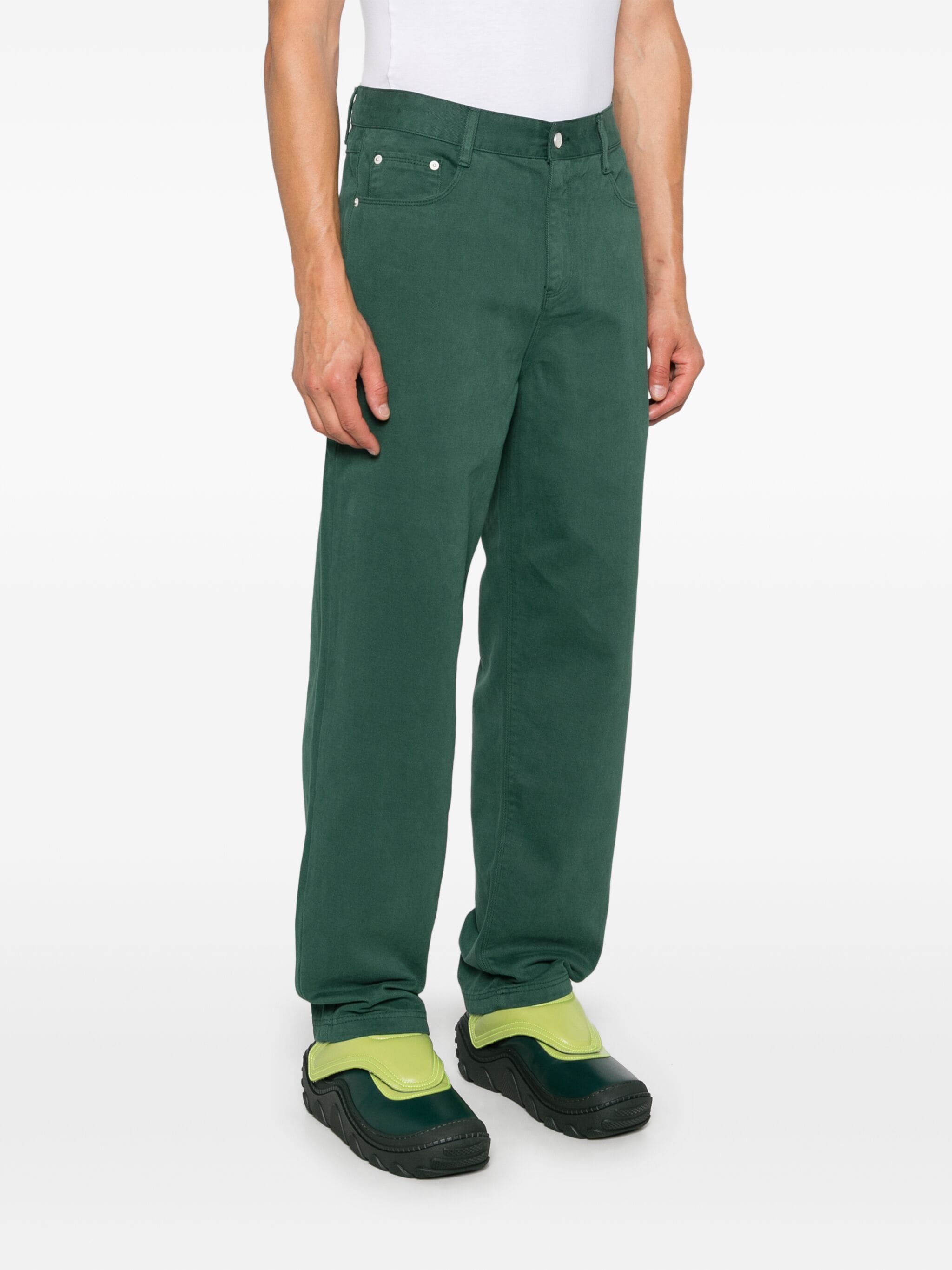 Arte round pocket embroidery jeans