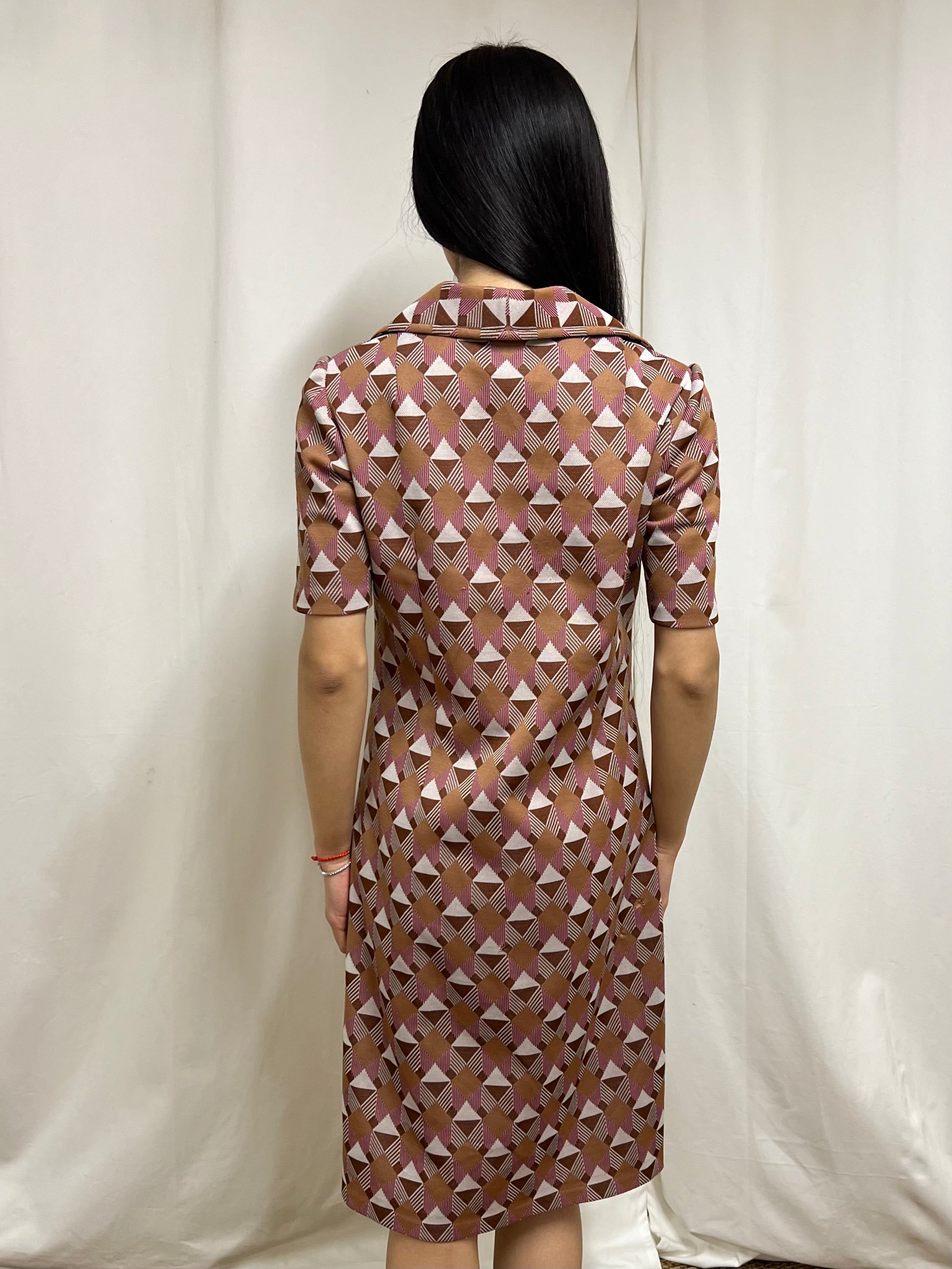 Graphic polo dress