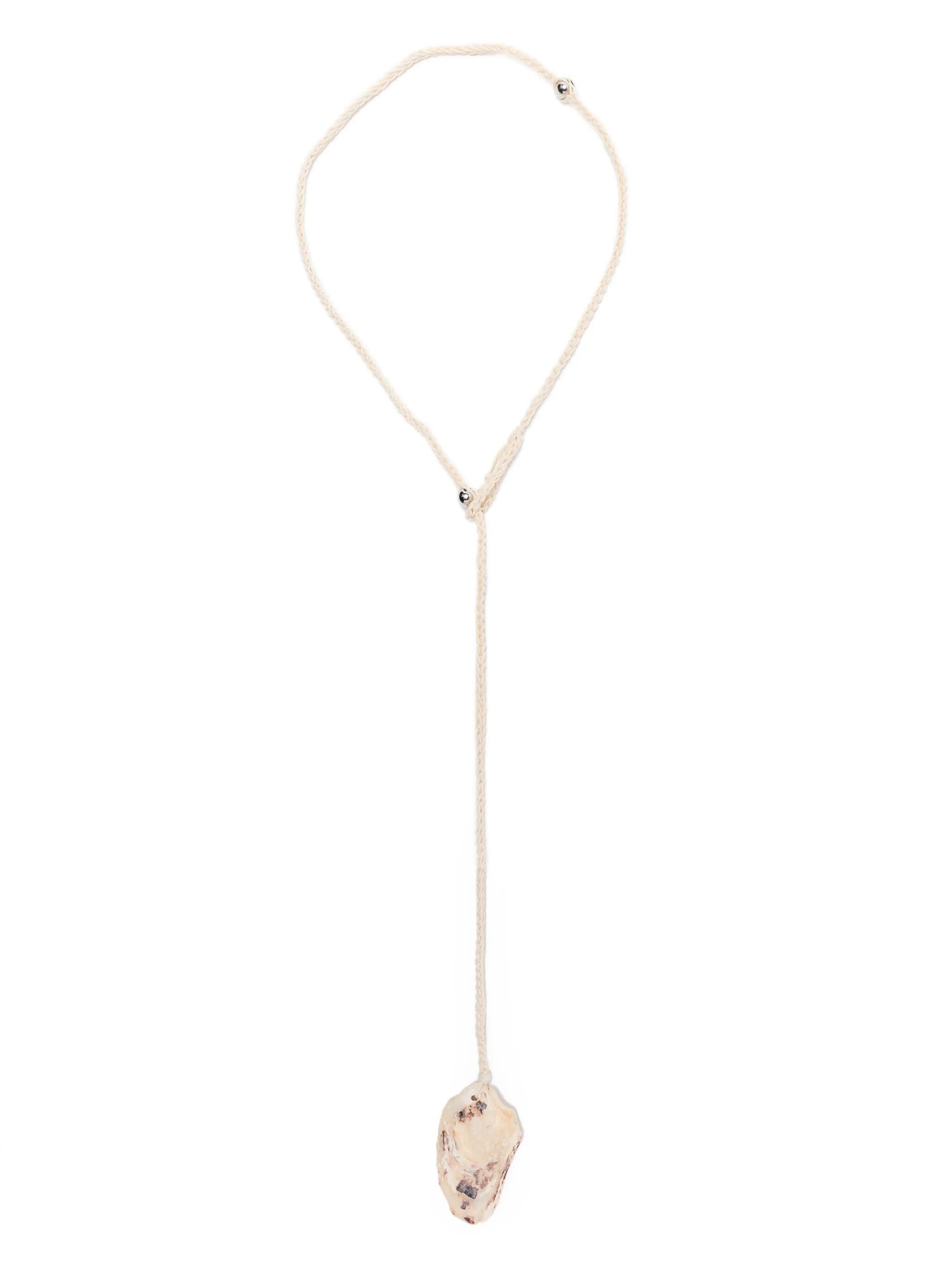 Crochet catch necklace