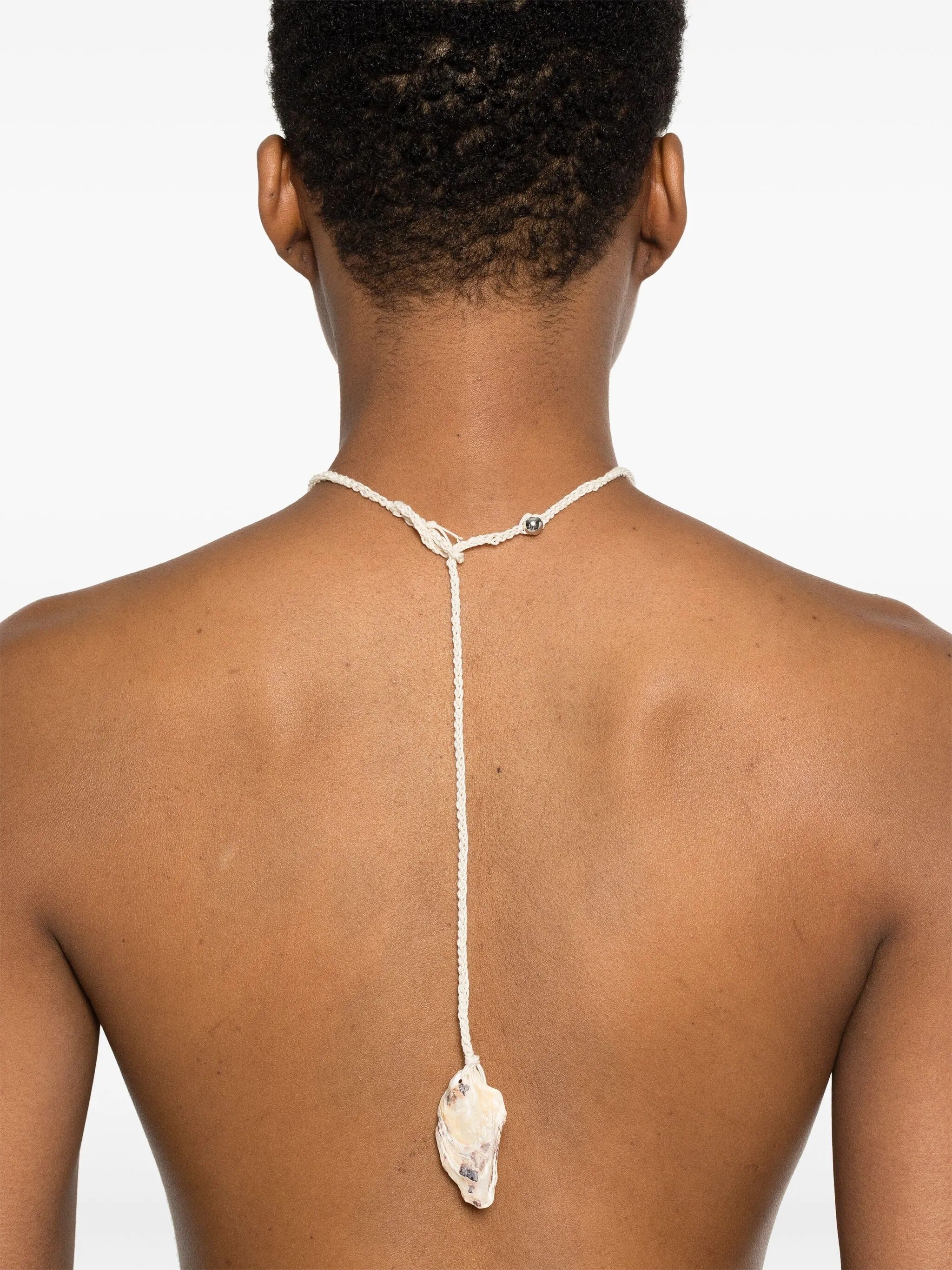 Crochet catch necklace