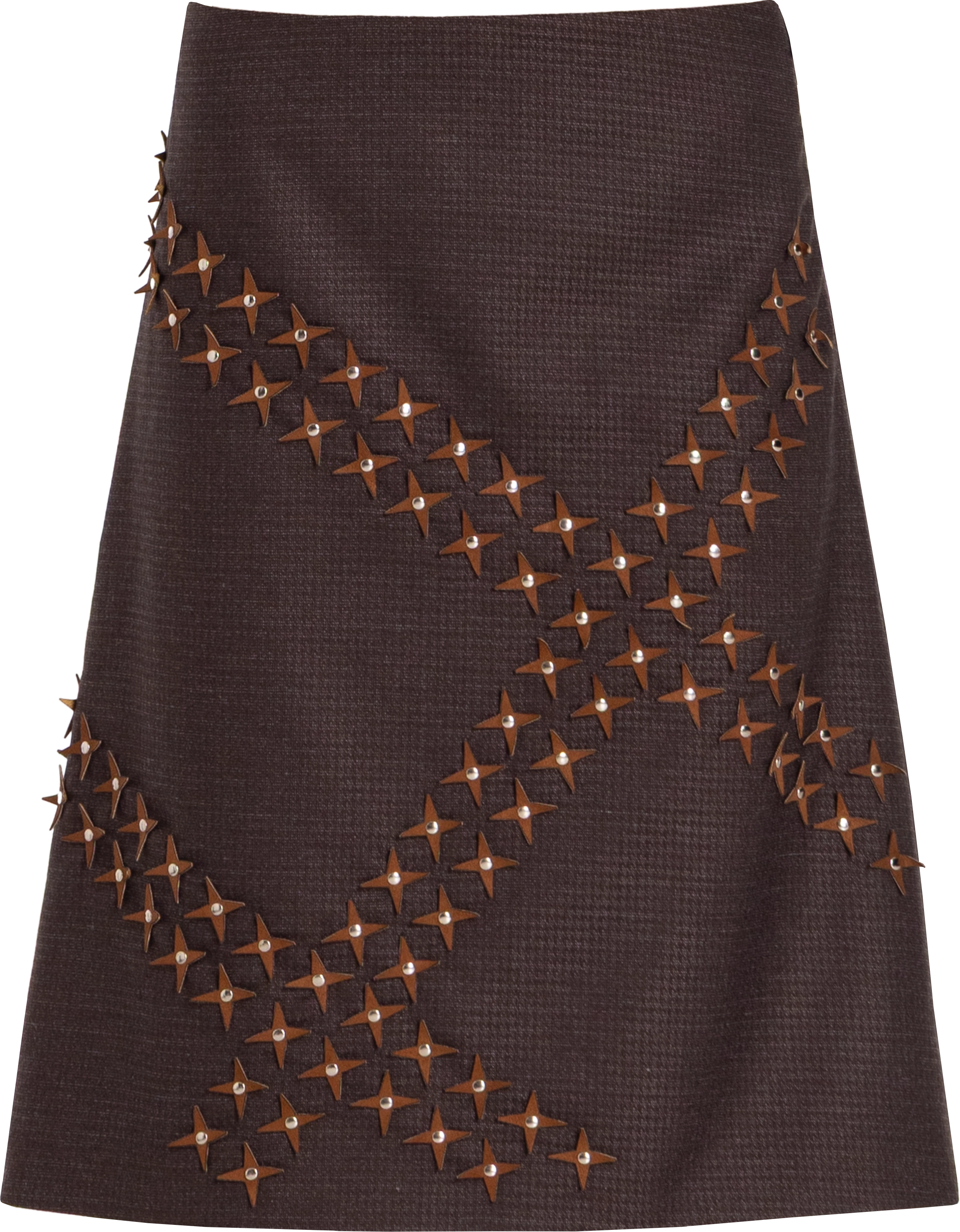Skirt midi with stars