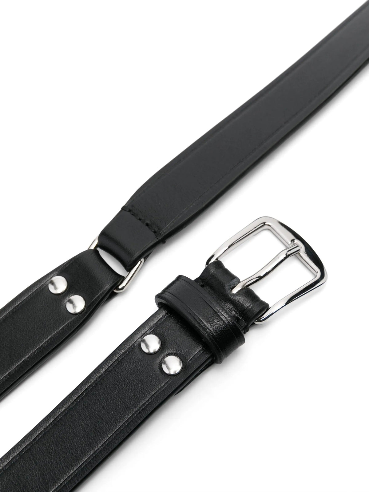 Mape 2,5cm long belt oily calf skin
