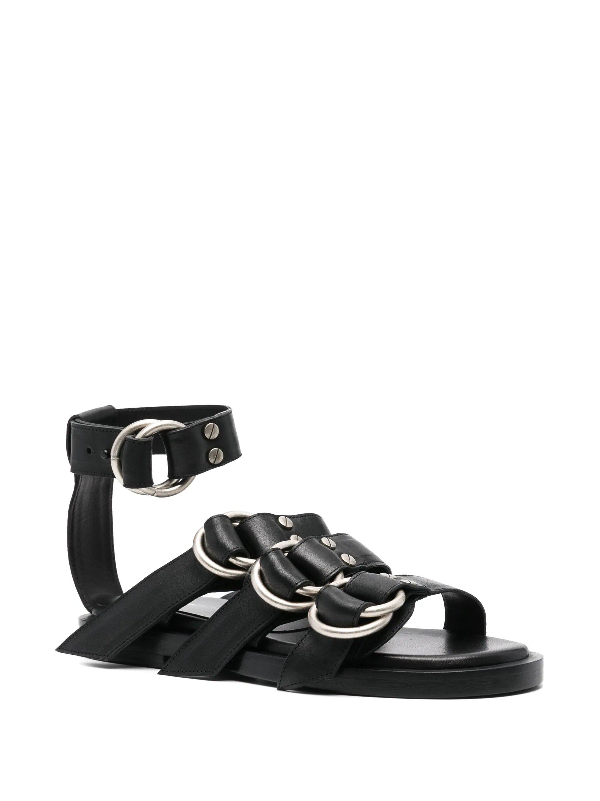 Smed sandal with metal rings